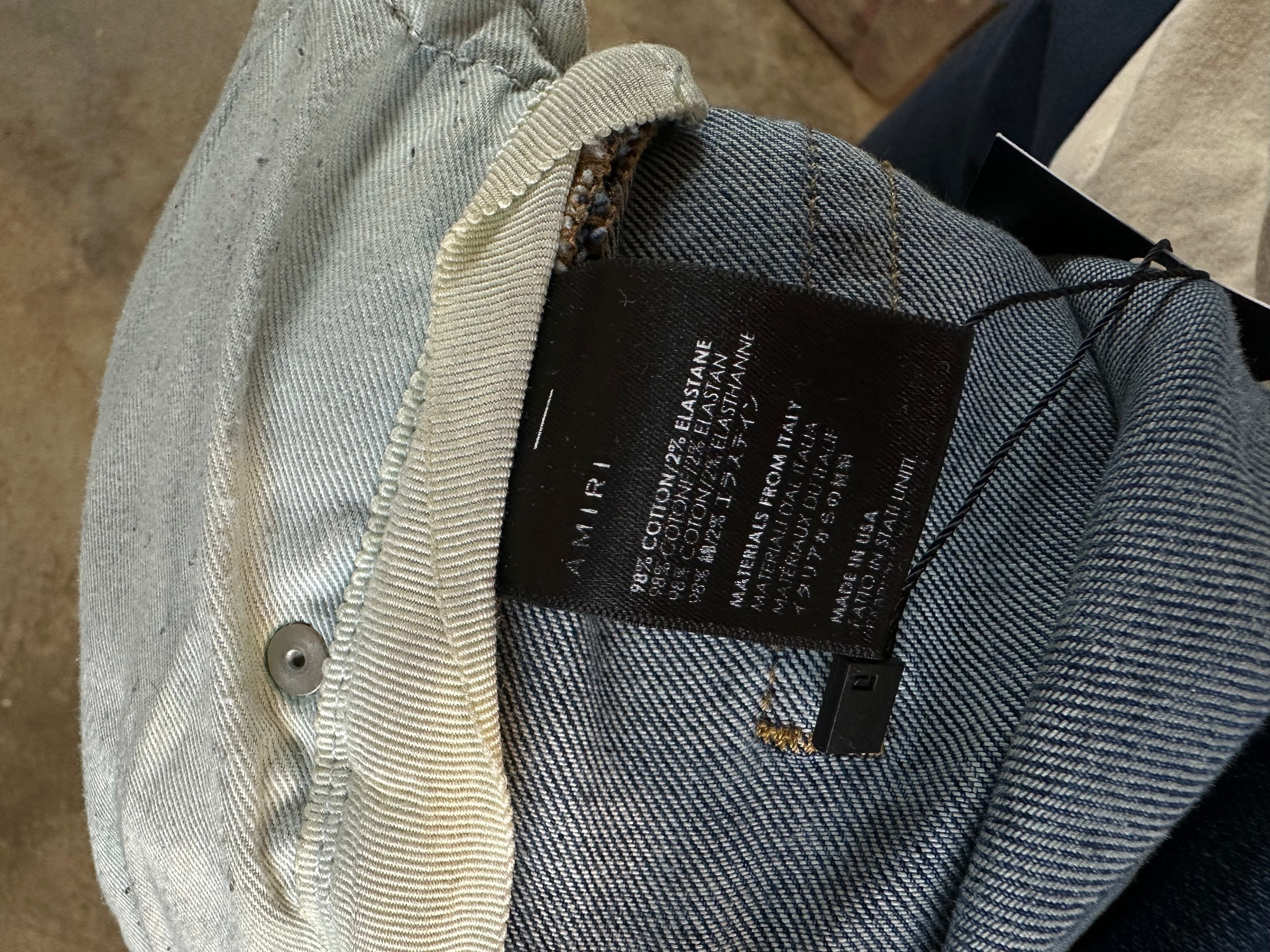 Amiri Ripped Thrasher Jeans Used 36