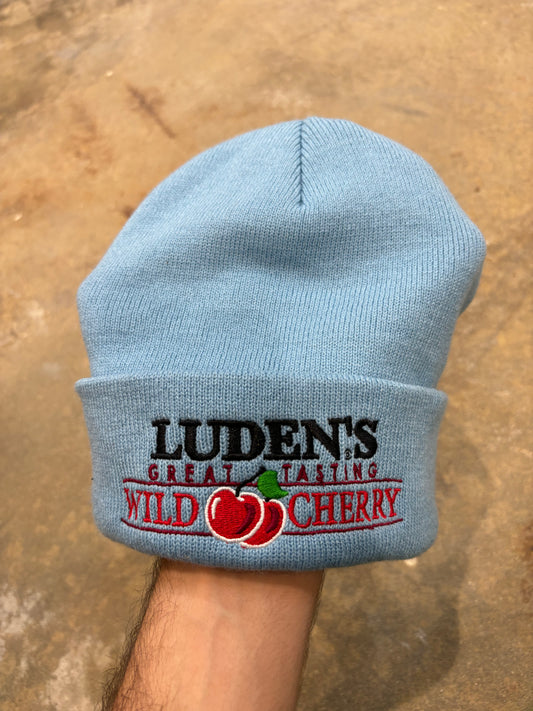 Supreme Blue Wild Cherry Beanie OS Used