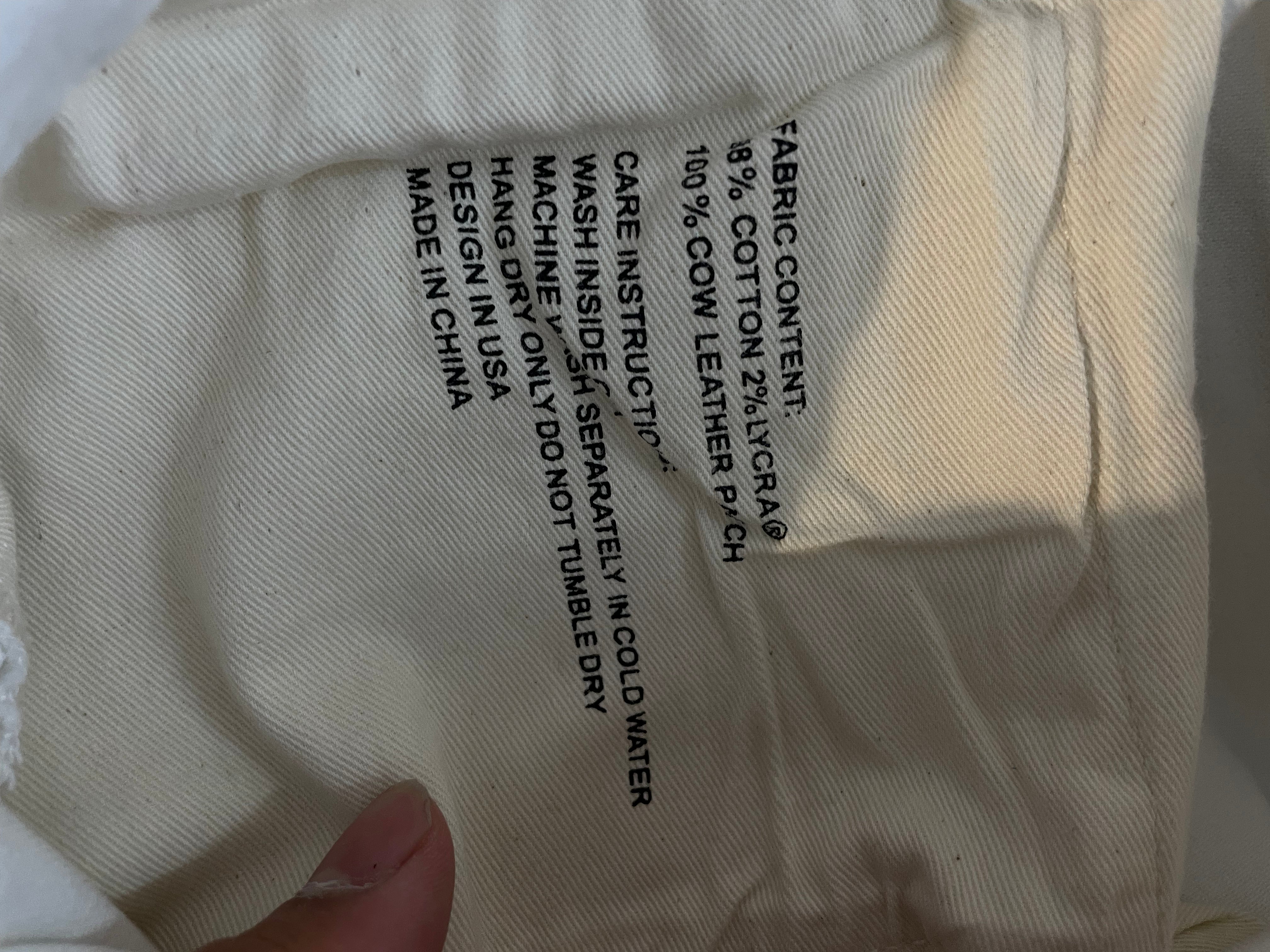 Purple Brand Jeans White Used 38