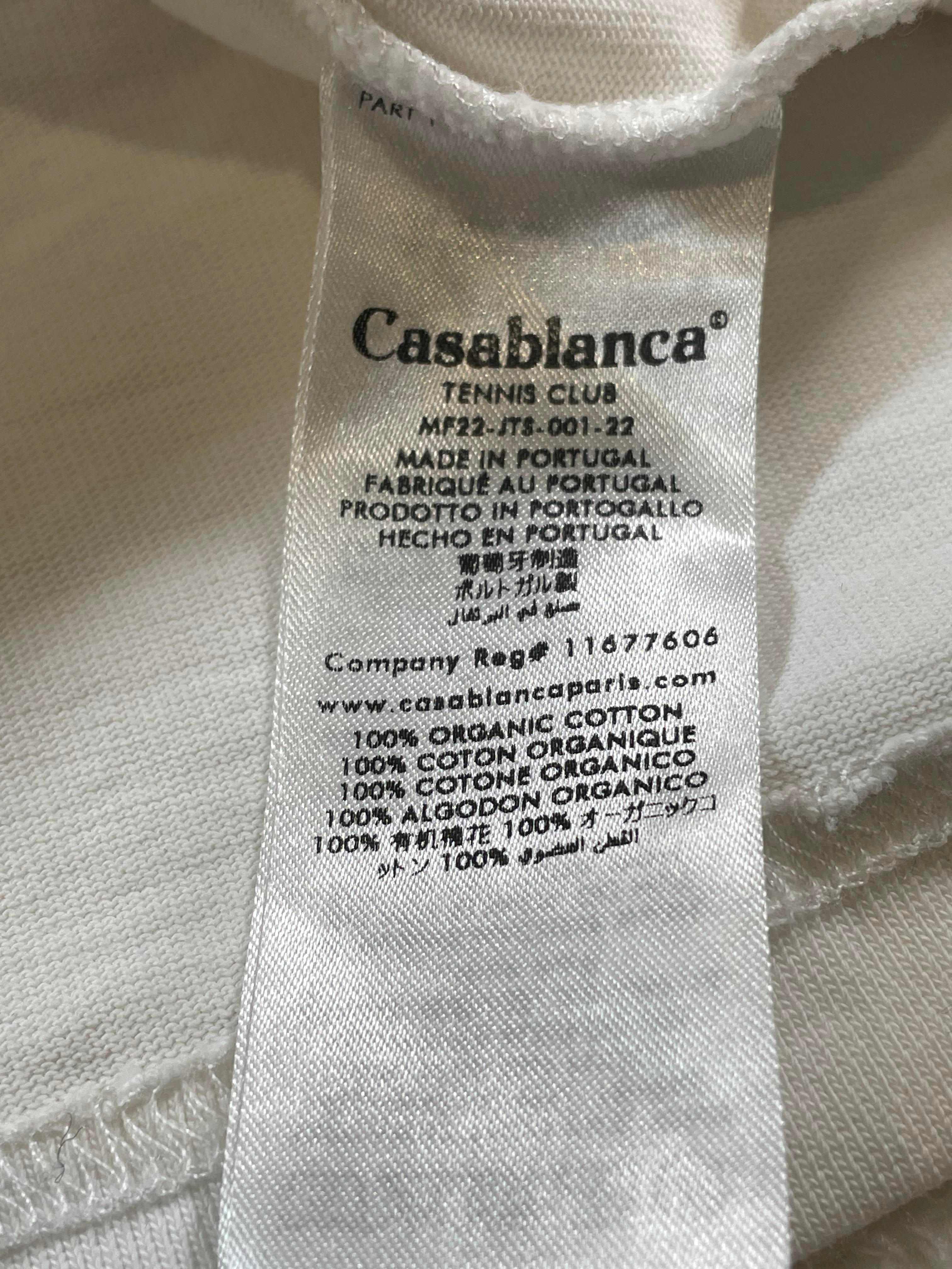 Casablanca White Blue & Air Tee