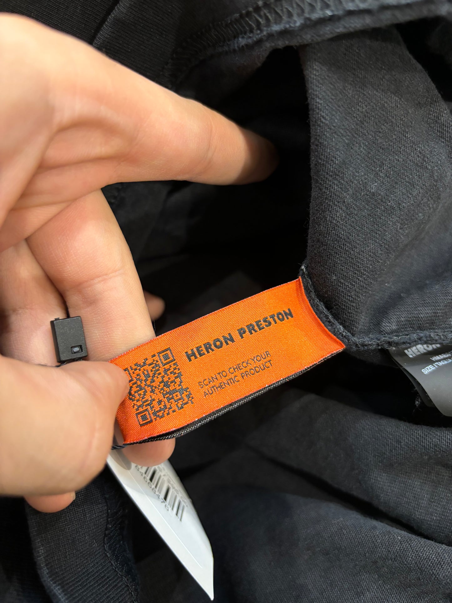 Heron Preston Neck Logo LS Used Large