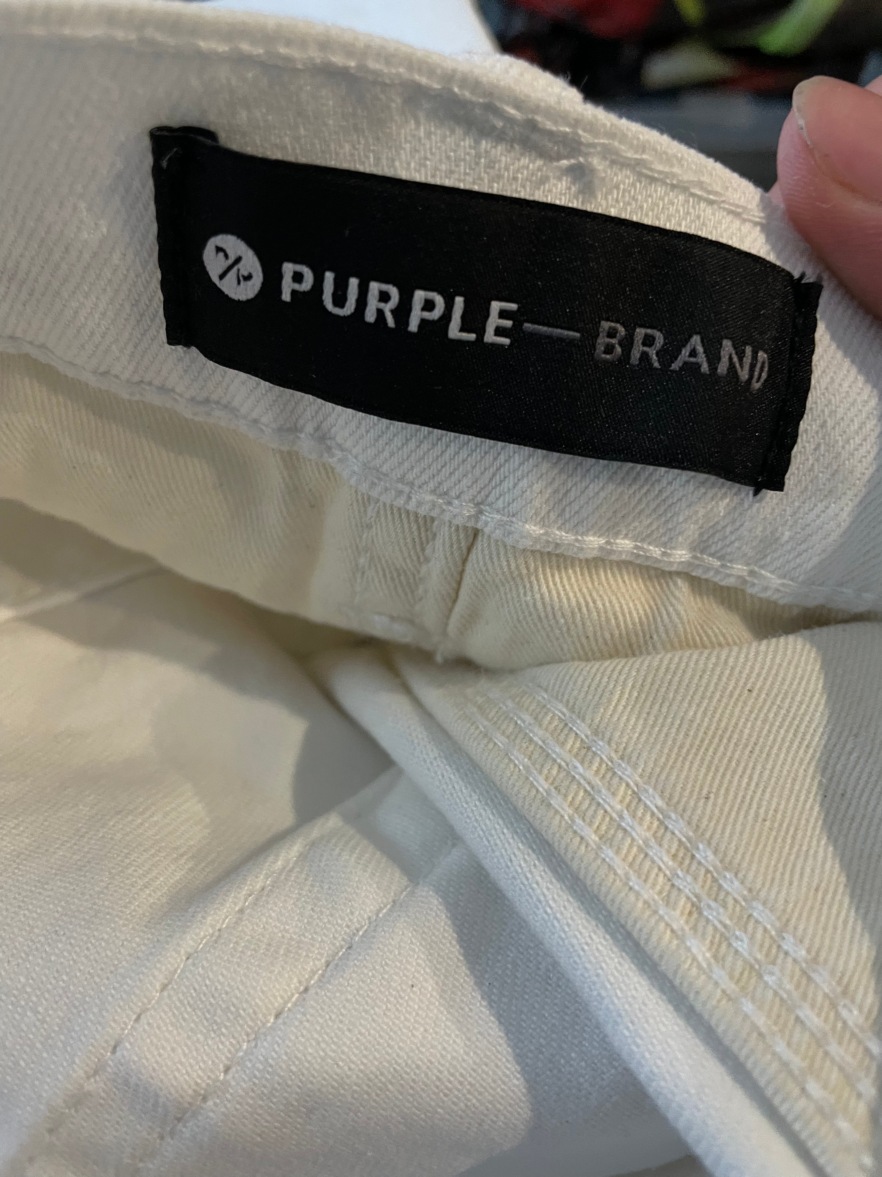 Purple Brand Jeans White Used 38