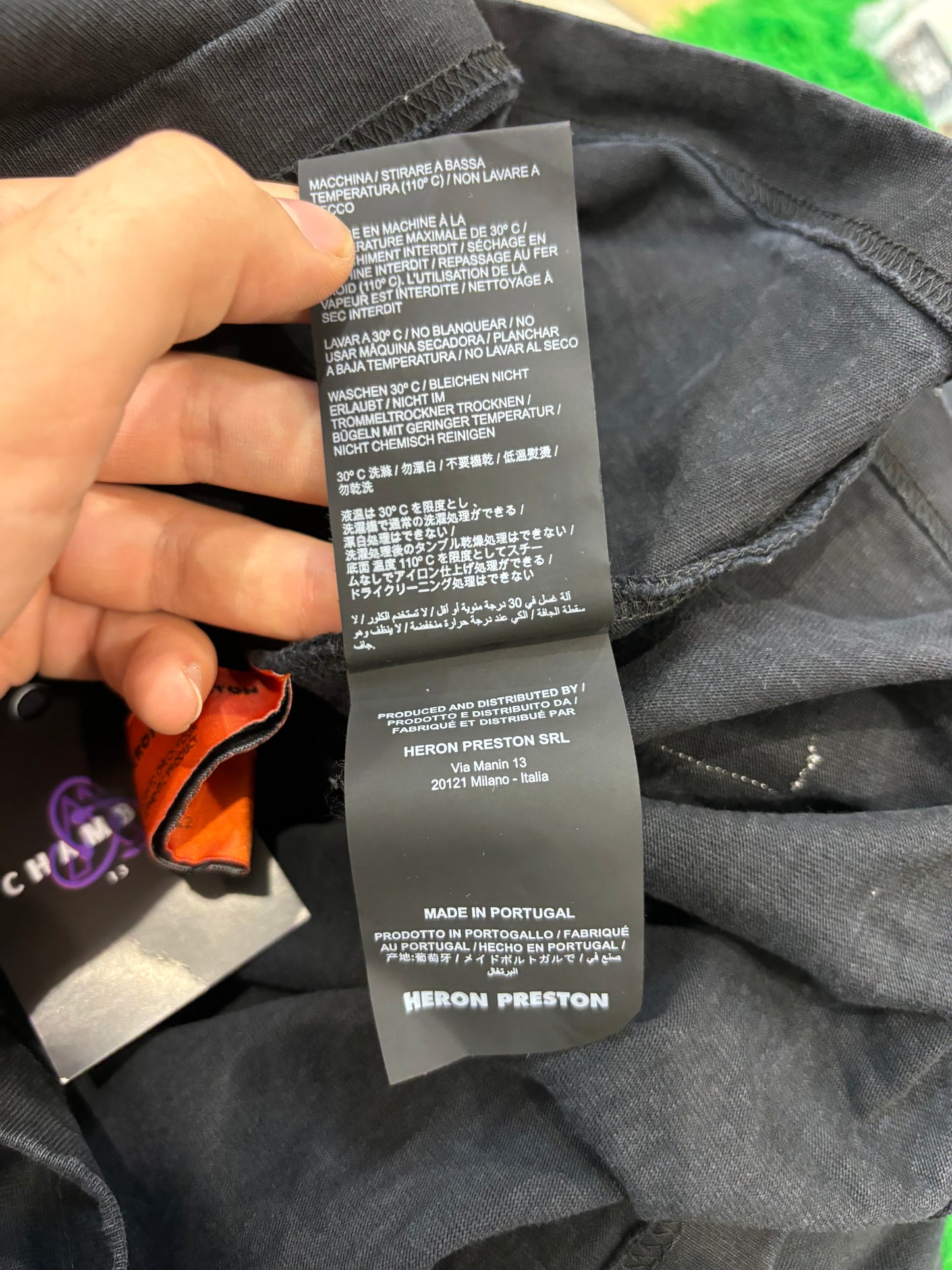 Heron Preston Neck Logo LS Used Large