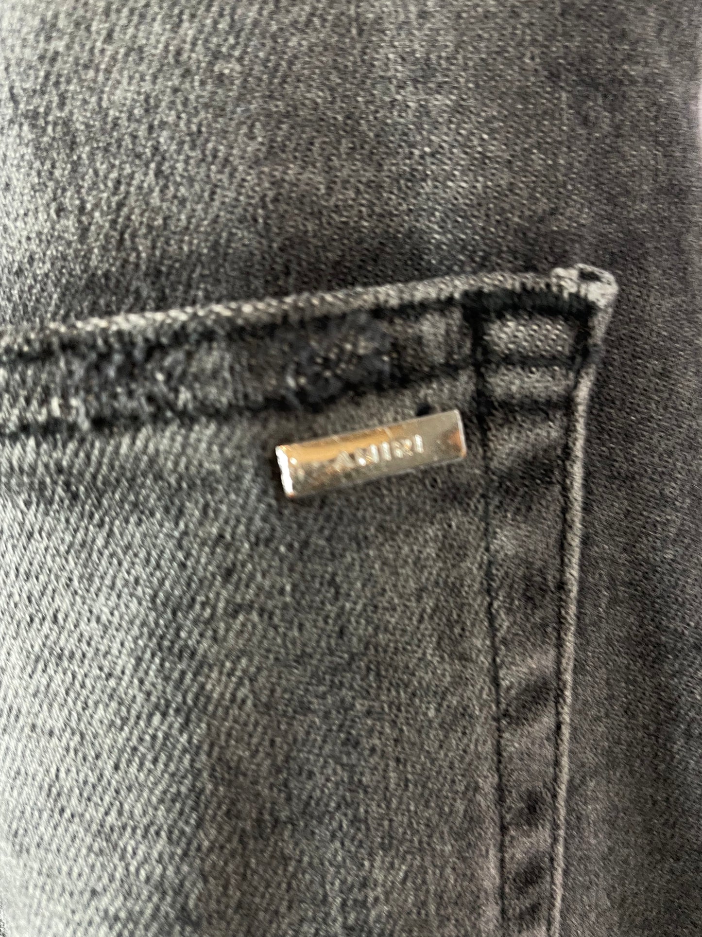 Amiri MX2 Grey Black Patch Used 36