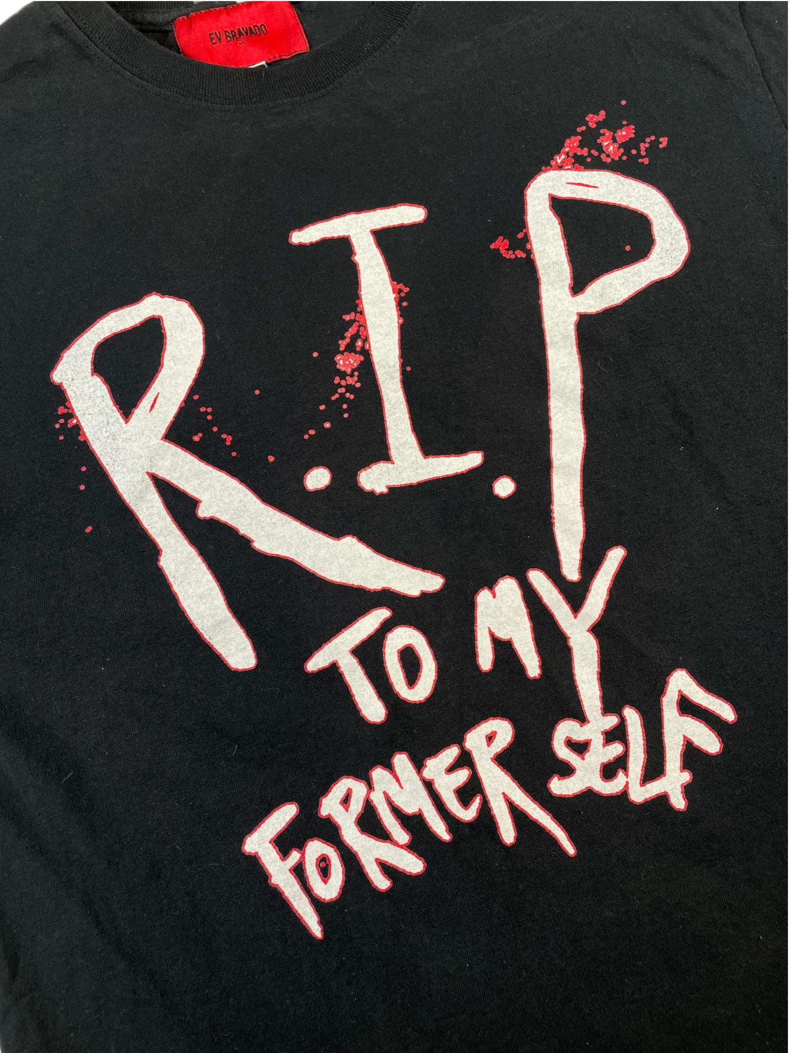 EV Bravado RIP Black & Red Tee
