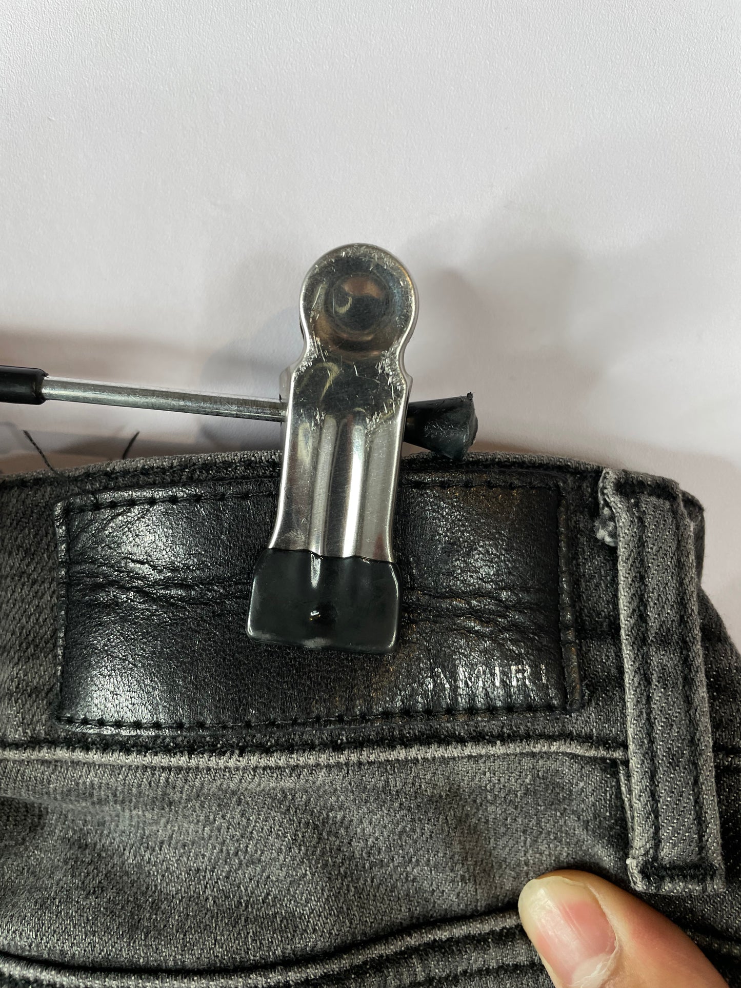 Amiri MX2 Grey Black Patch Used 36