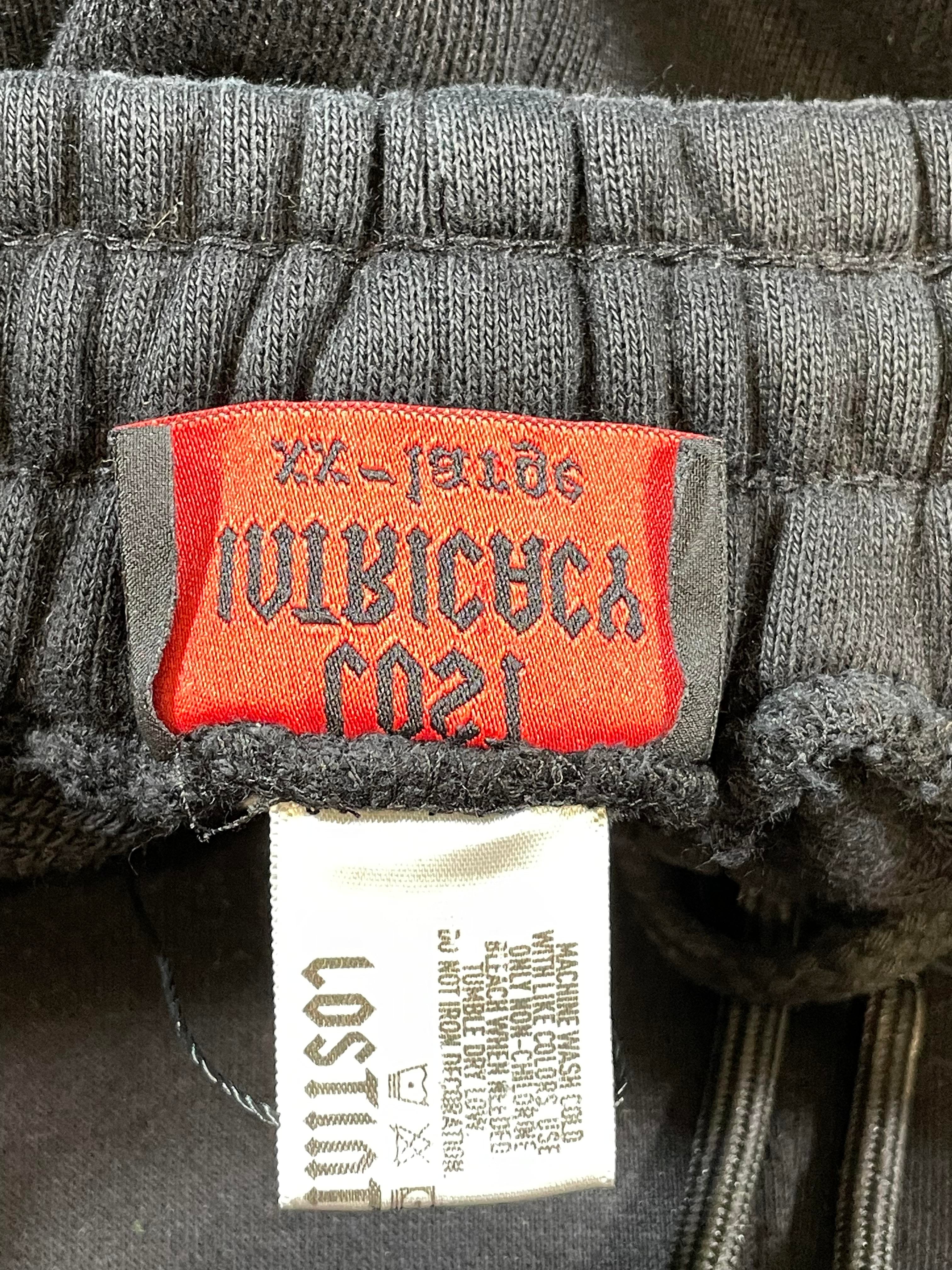 Lost Intricacy MITT Black & Red Sweatpants