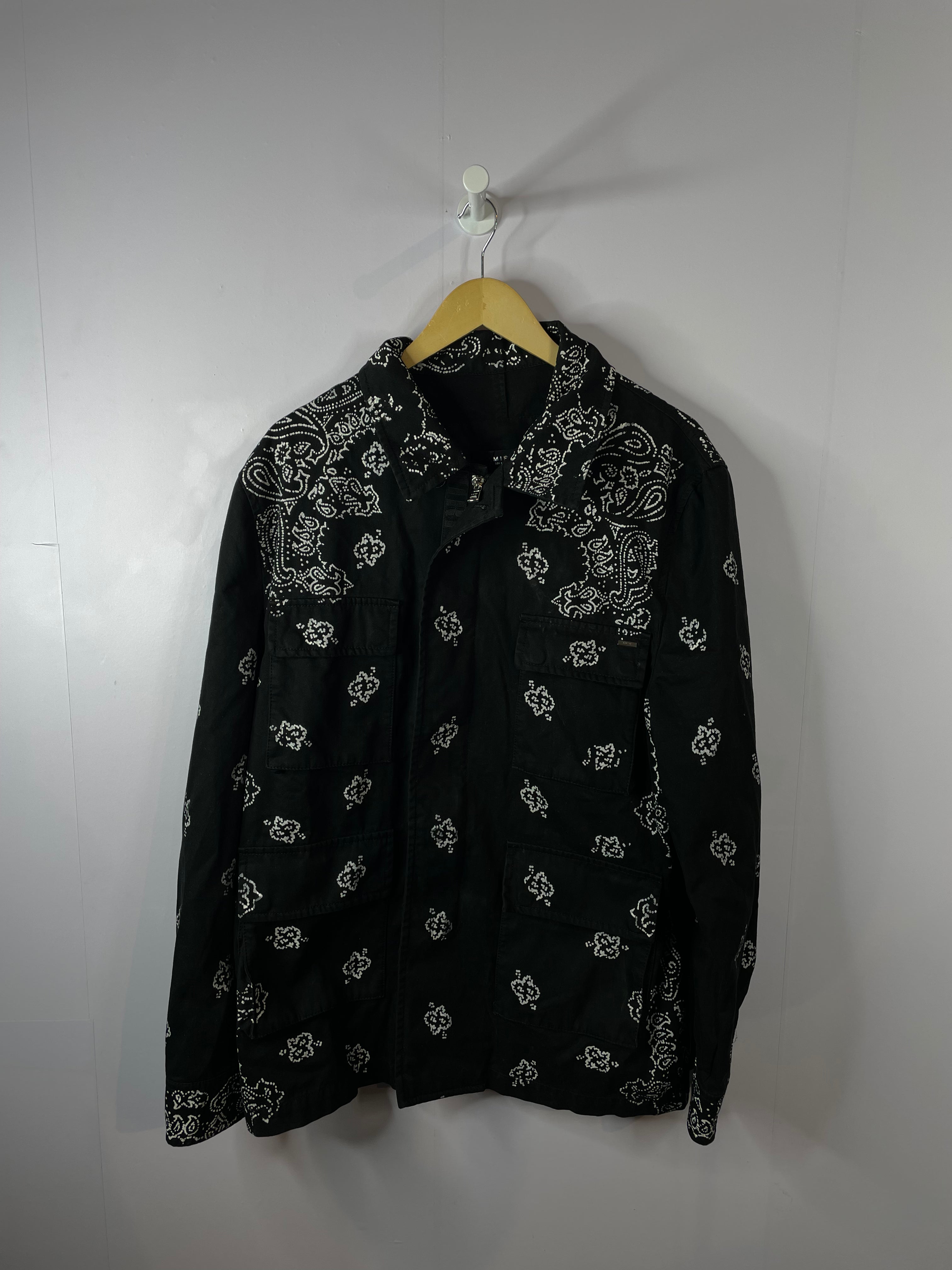 Amiri Bandana Zip Up Work Jacket Used 54 (XXL)