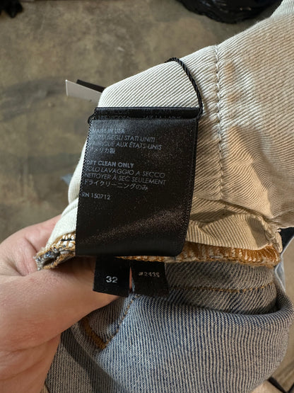 Amiri Jeans Light Wash Lumber Patchwork Used 32