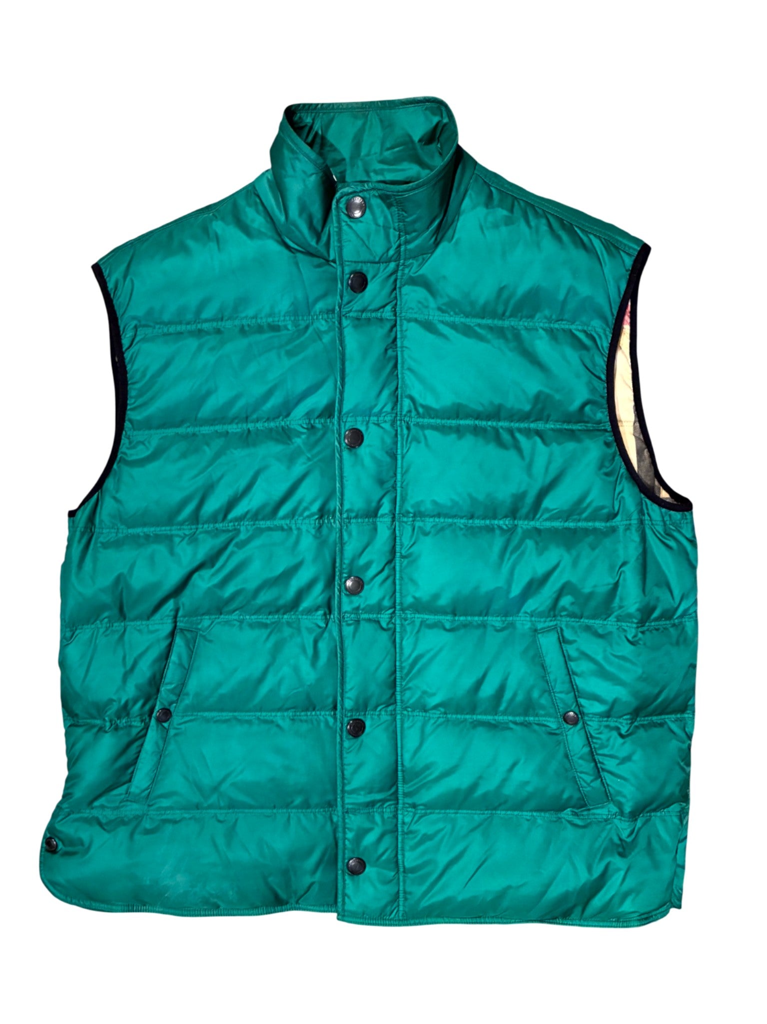 Burberry Teal & Black Vest