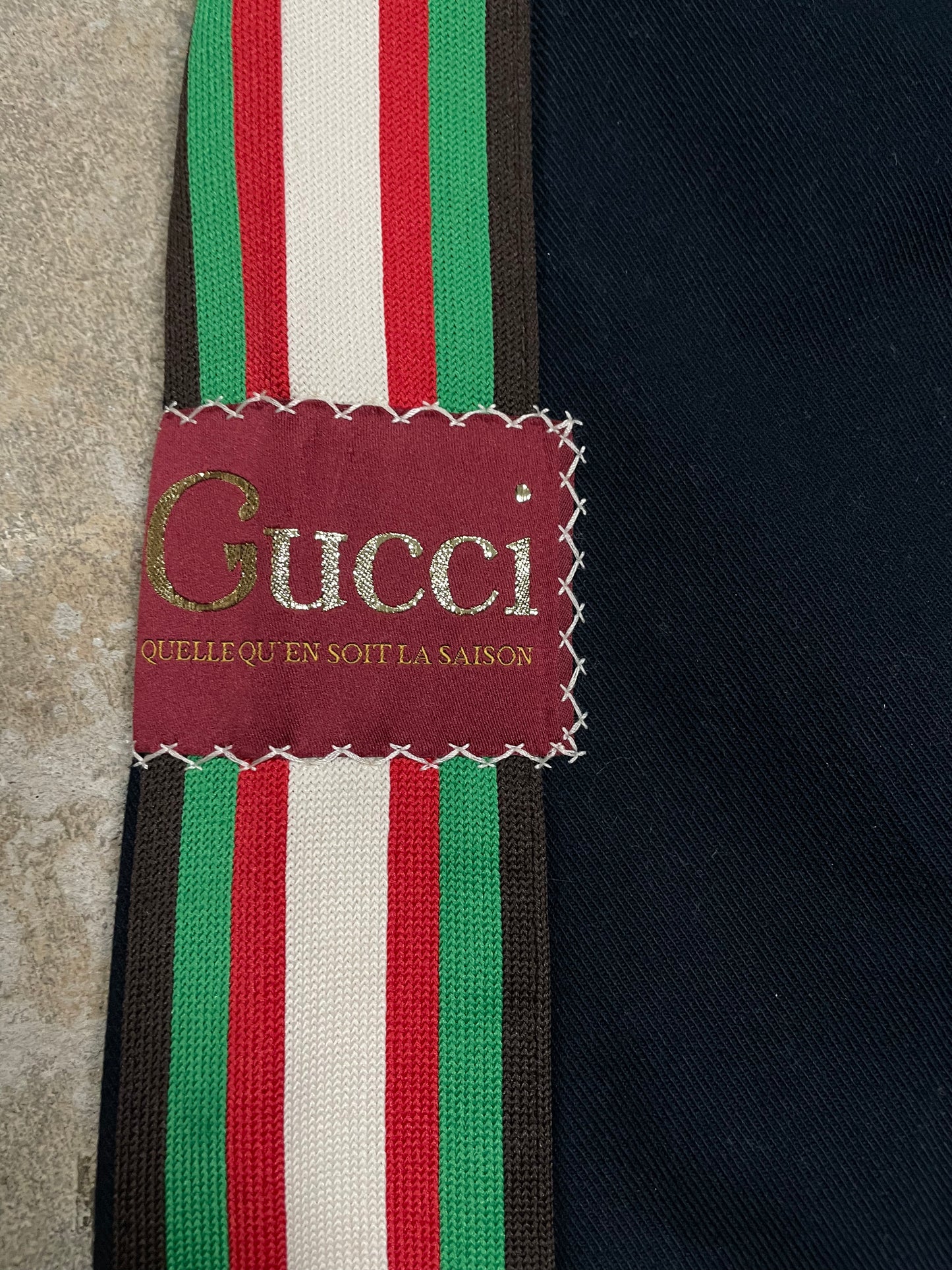 Gucci Pants Navy Stripe Used 48 (Medium)