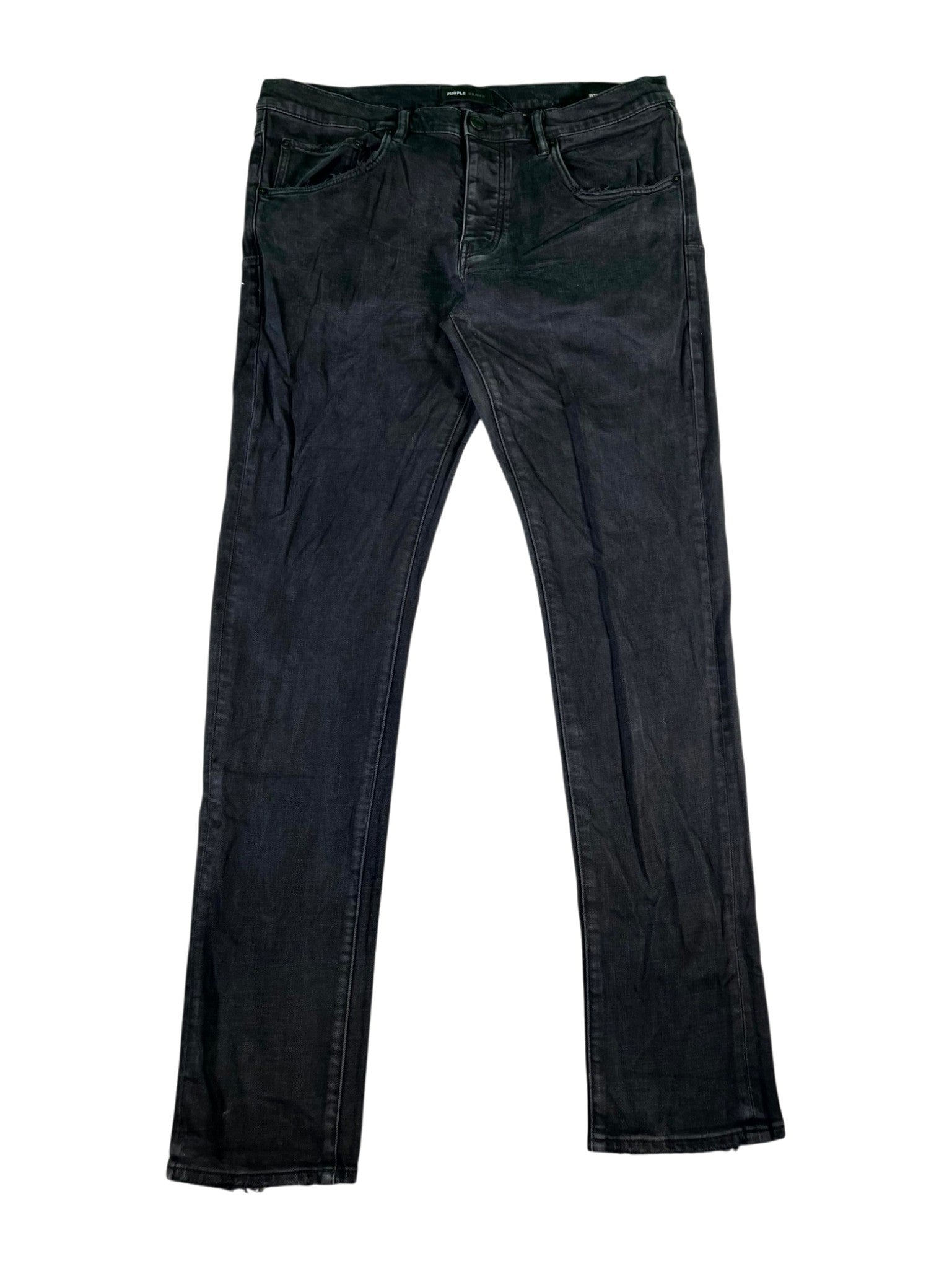 Purple Brand Plain Black Wash Jeans