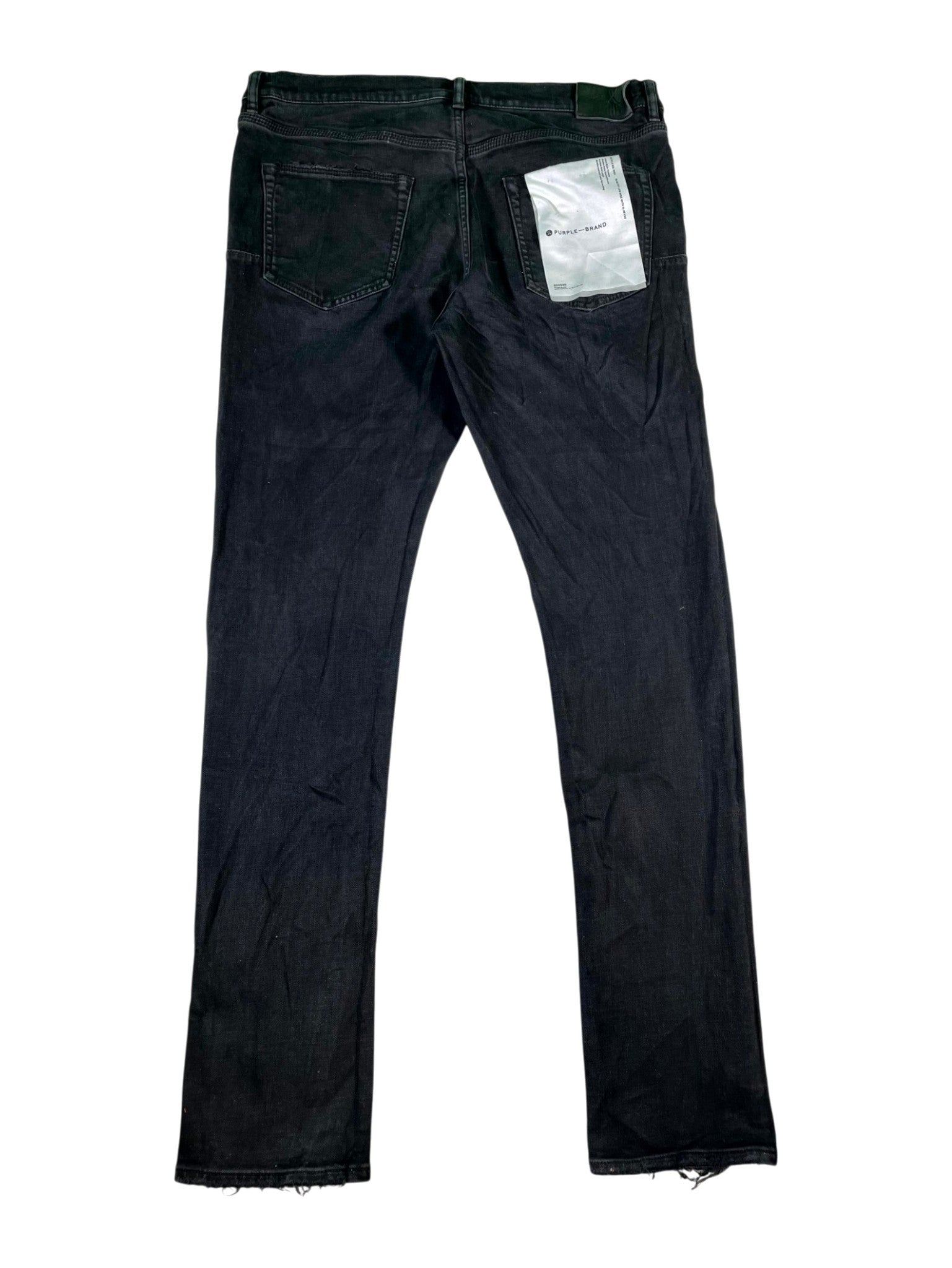 Purple Brand Plain Black Wash Jeans