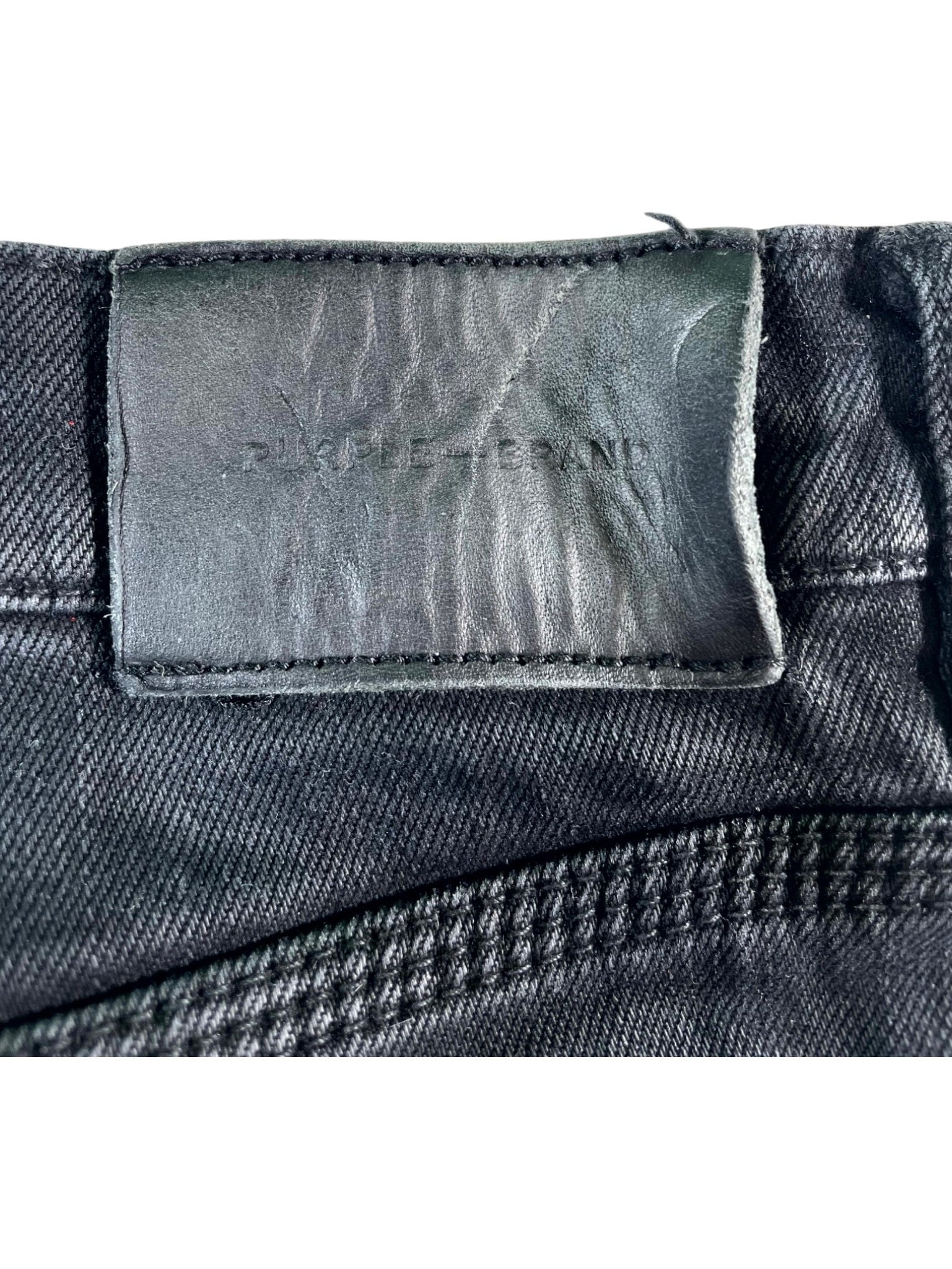 Purple Brand Plain Black Wash Jeans