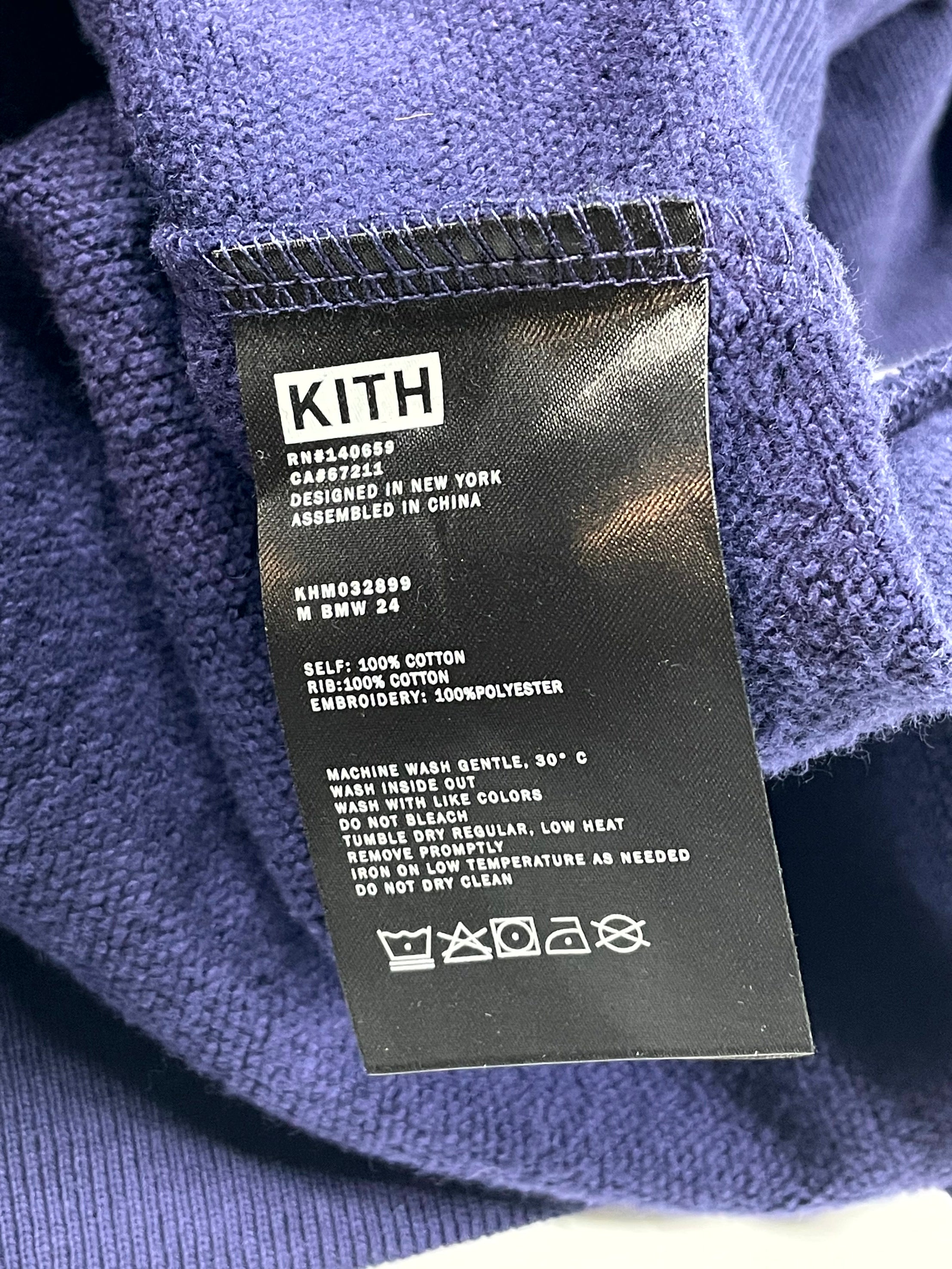 Kith BMW Nelson Rugby Techno Violet Hoodie