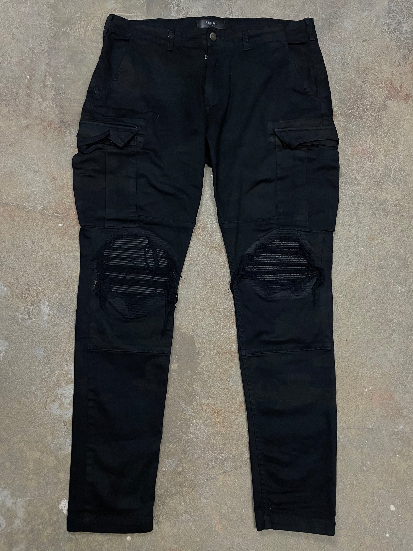 Amiri Cargo Pants Camo Black Patch 33 Used