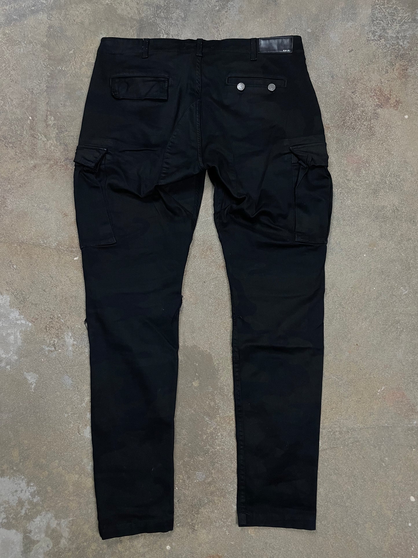 Amiri Cargo Pants Camo Black Patch 33 Used