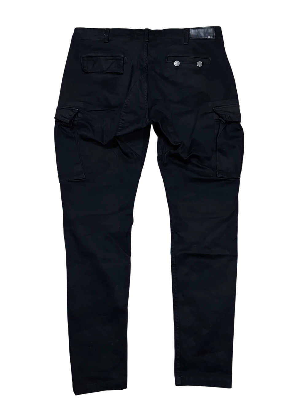 Amiri Camo Patch Black Cargo Pants