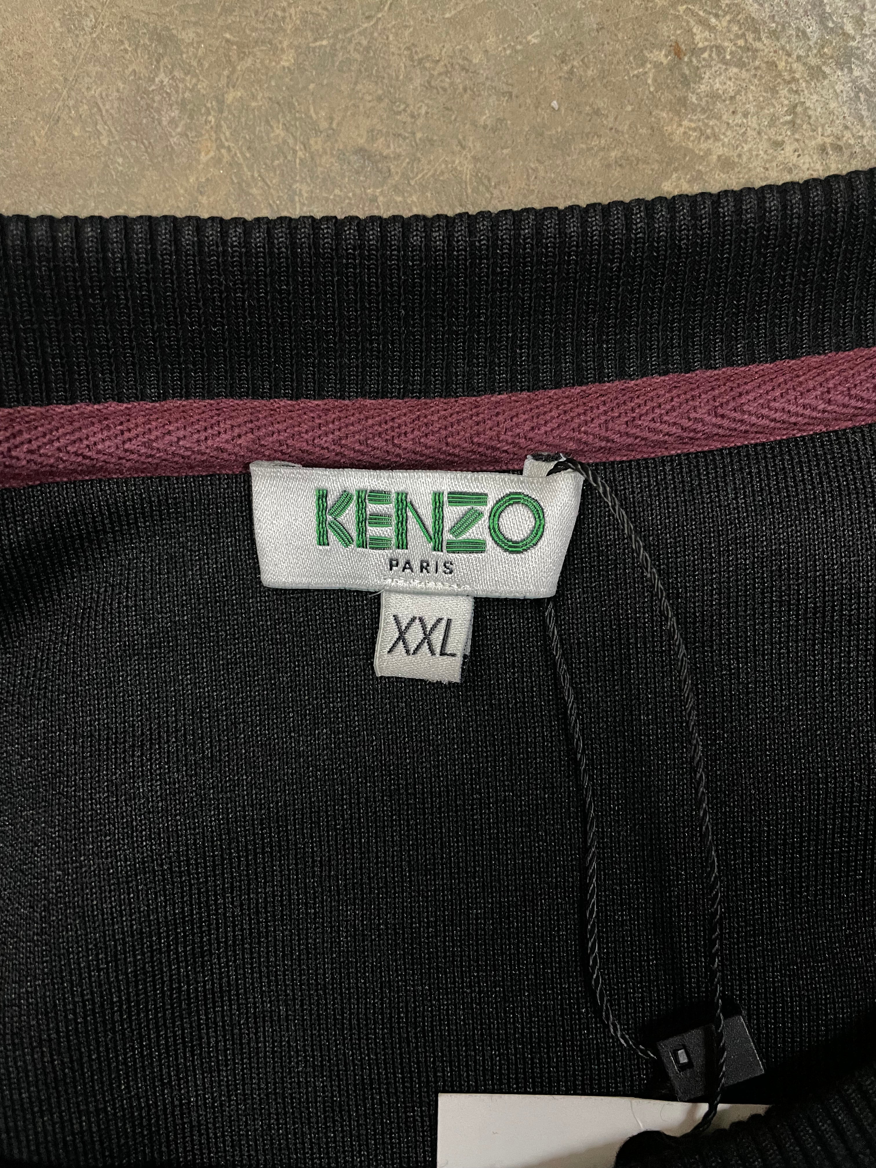 Kenzo Crewneck Black Maroon