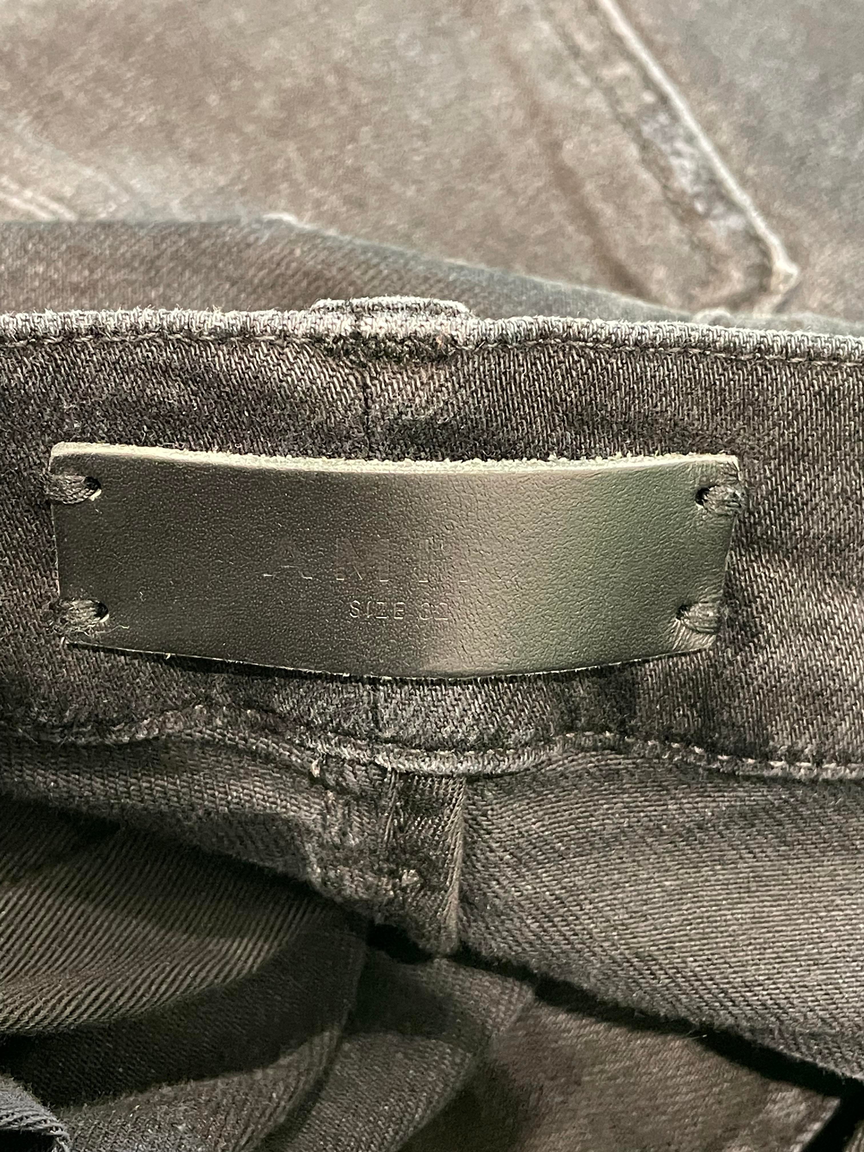 Amiri Blue Stripe Black Jeans