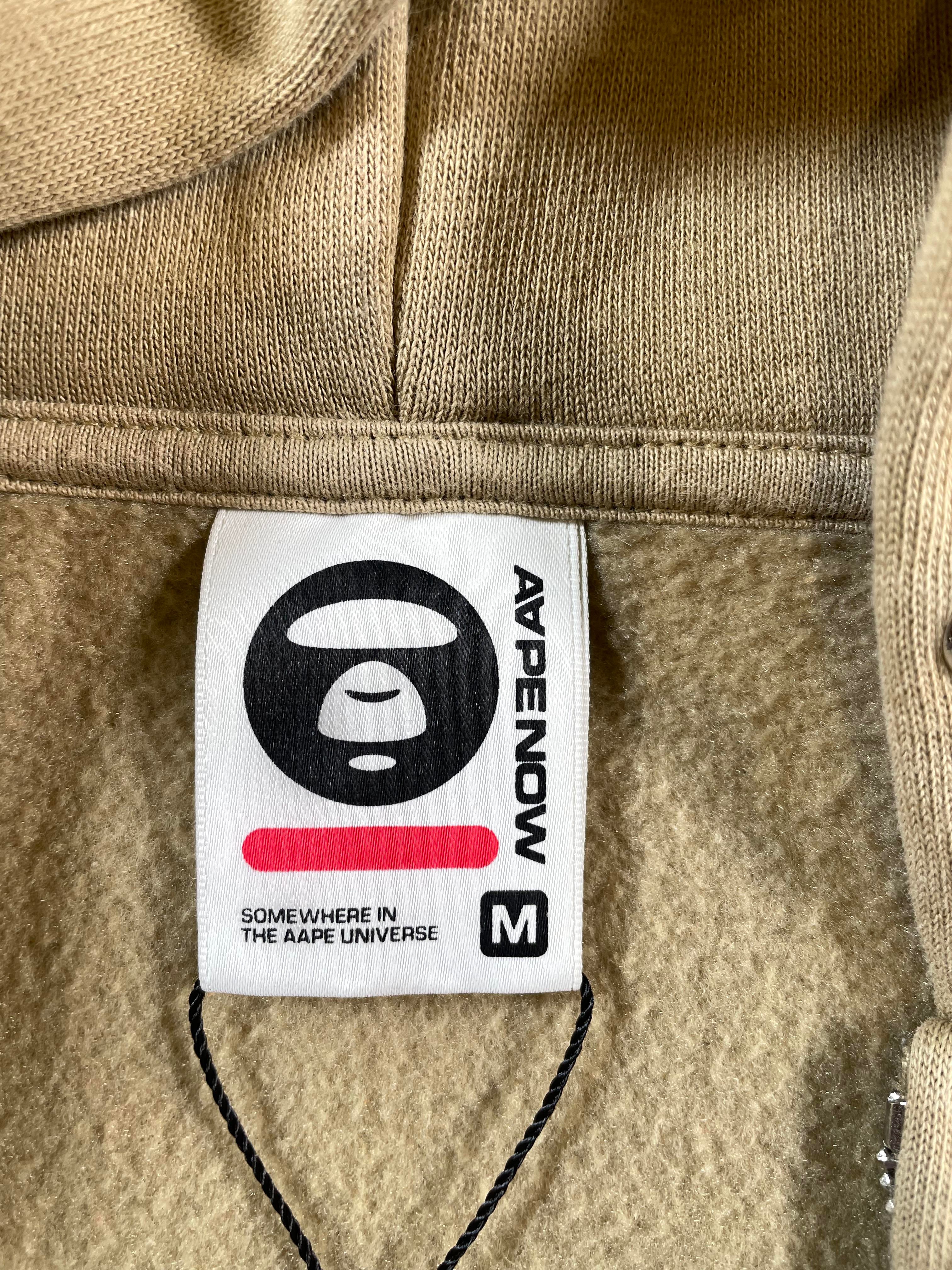 AAPE Logo Tan Zip Up