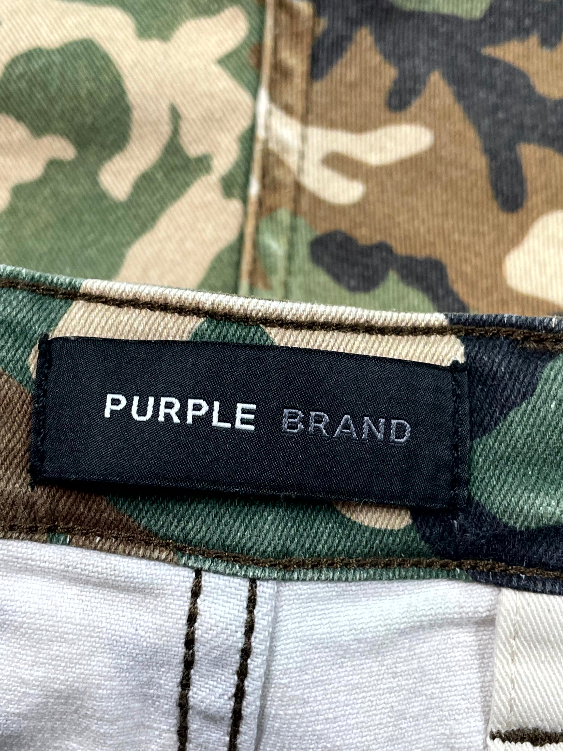 Purple Brand Camo Cargo Pants