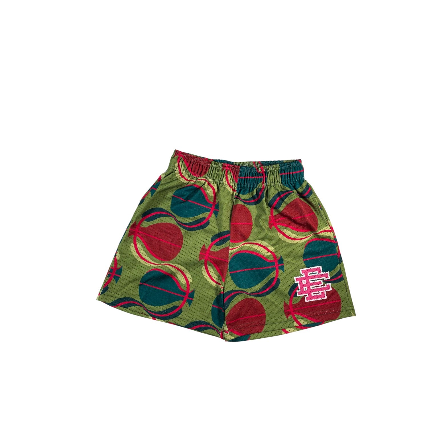 Eric Emanuel Fashion Scolar Fund Green, Blue & Red Shorts
