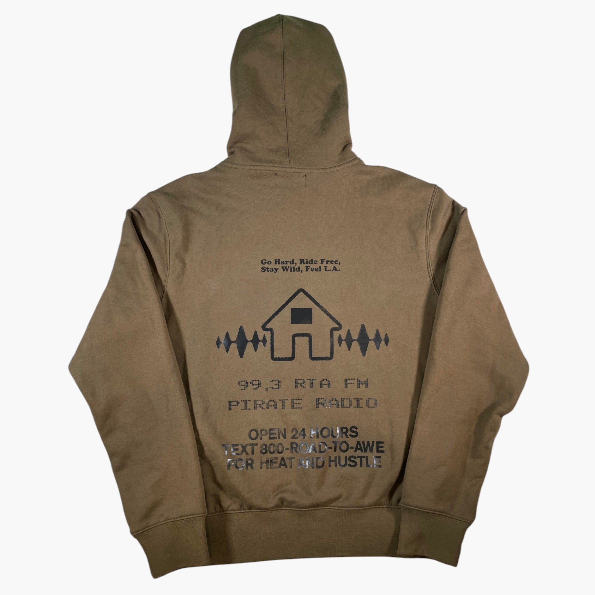 RTA Deep Olive & Black Hoodie