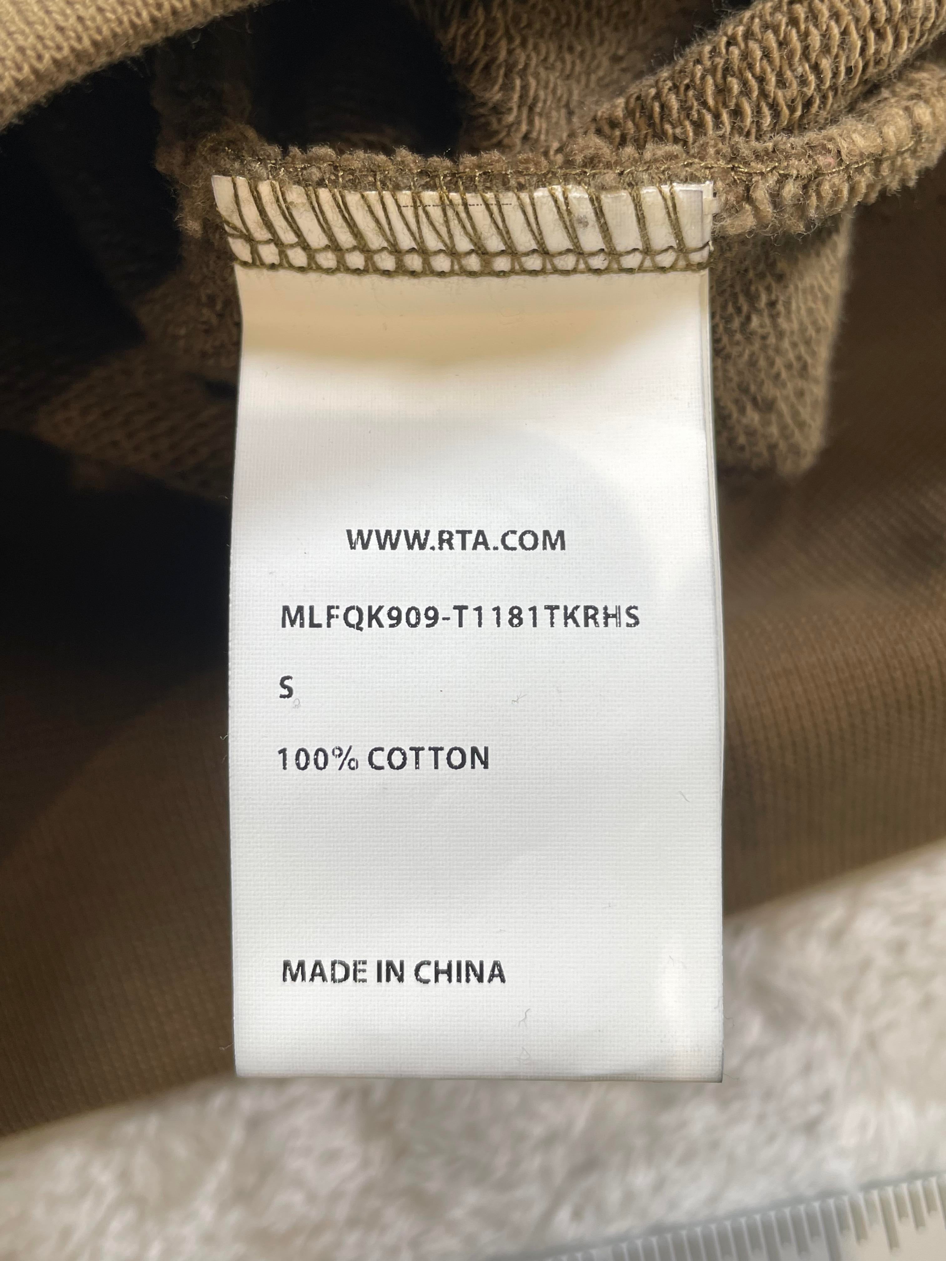 RTA Deep Olive & Black Hoodie