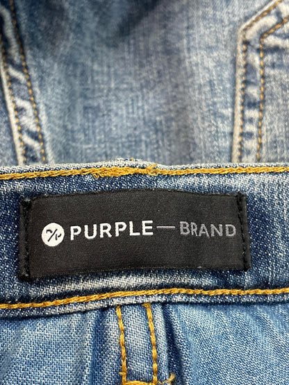 Purple Brand Blue Knee Rip Jeans