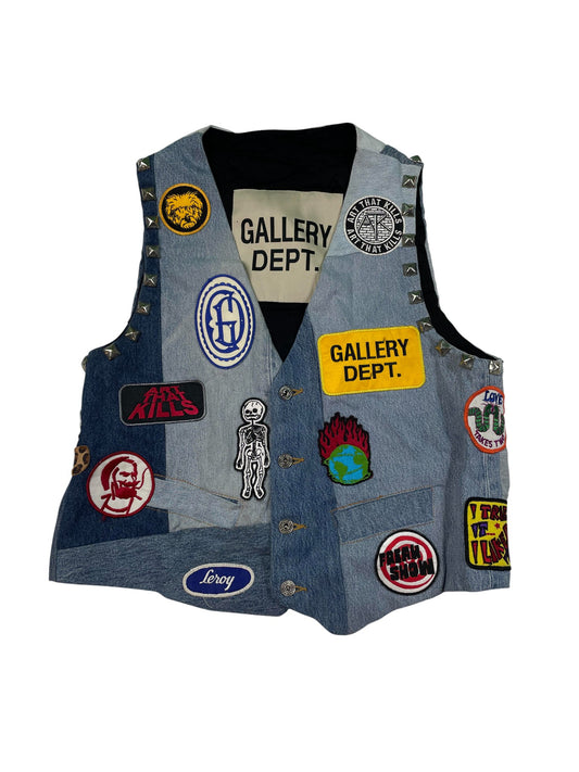 Gallery Dept Studded Patchwork Vest