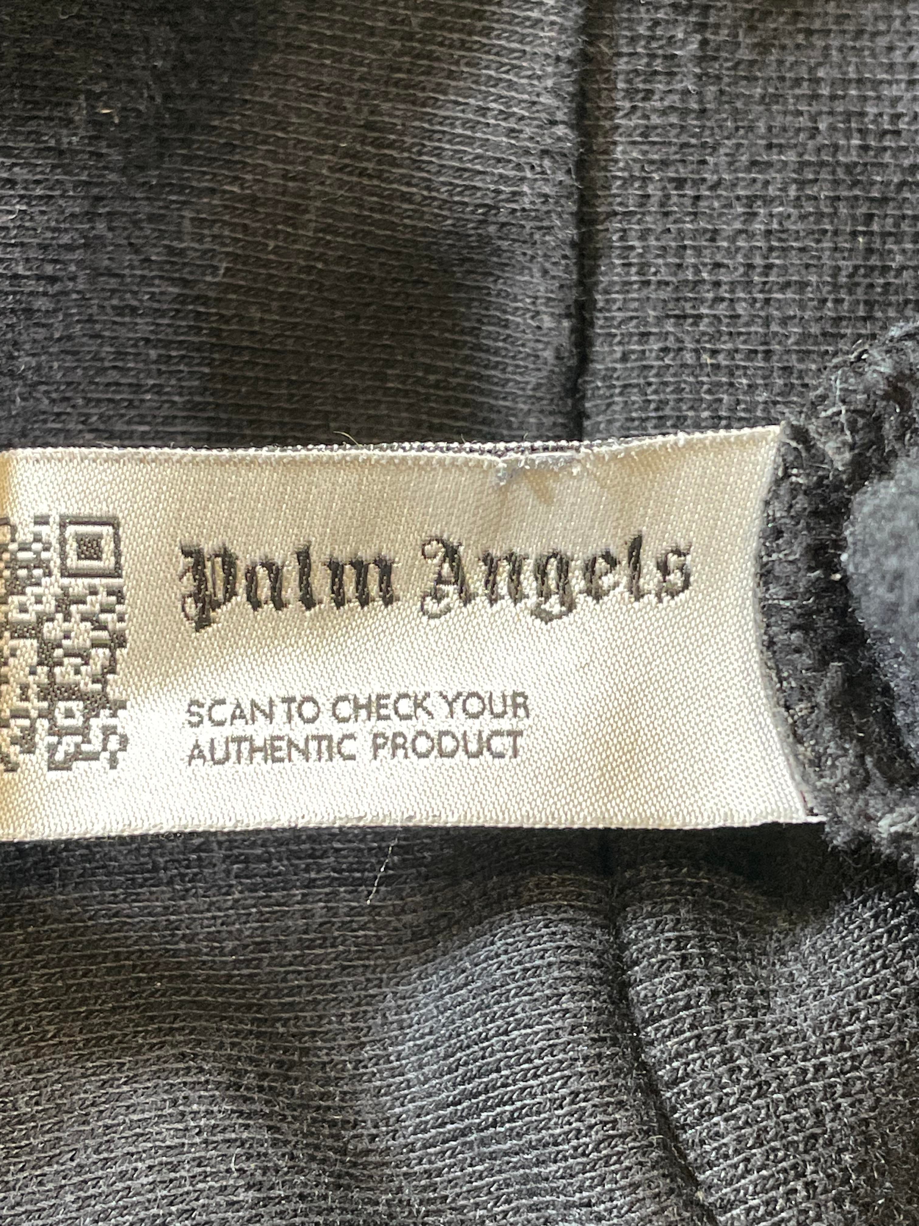 Palm Angels Spray Black & Yellow Hoodie