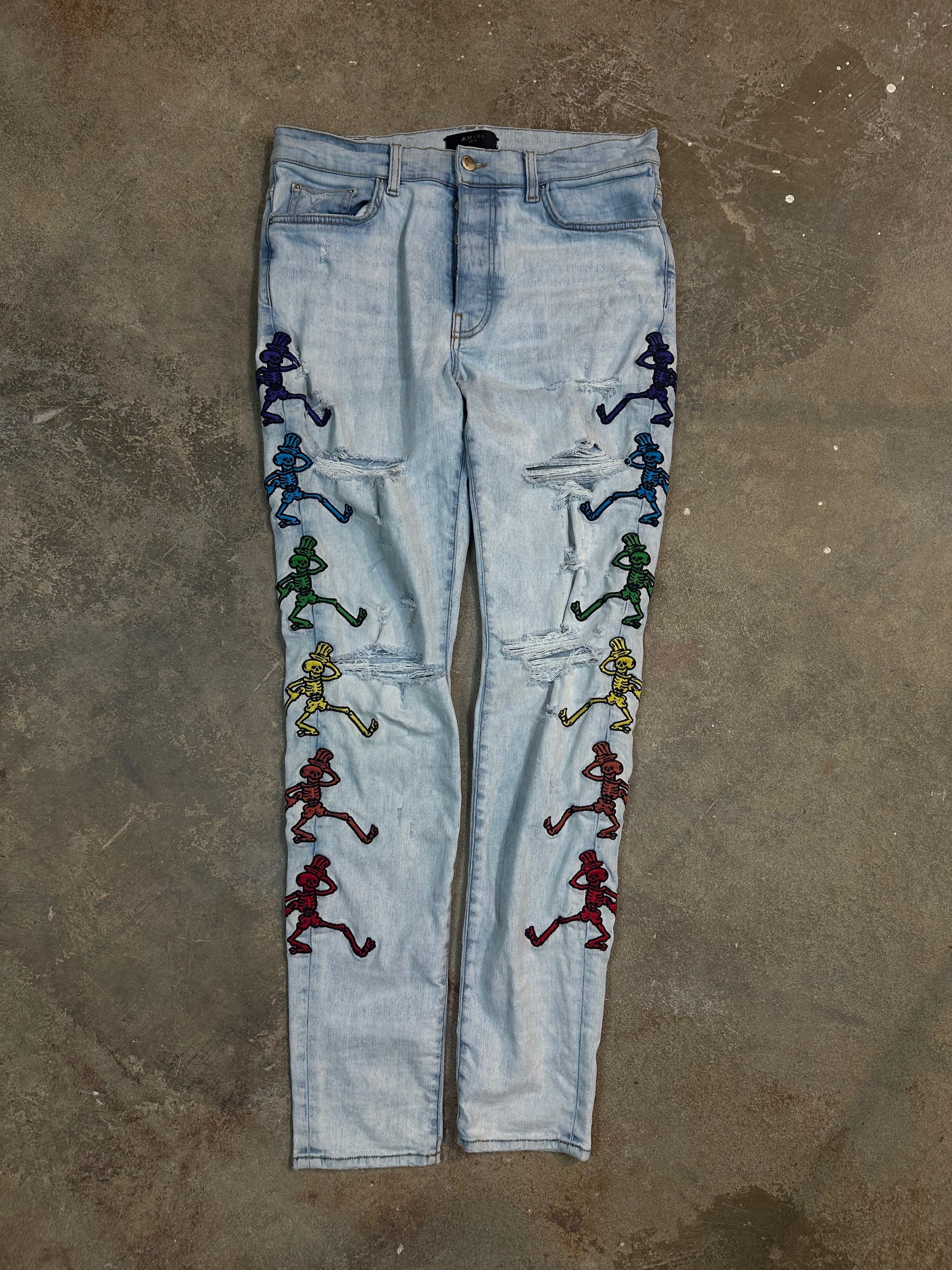 Amiri Grateful Dead Jeans Used 34