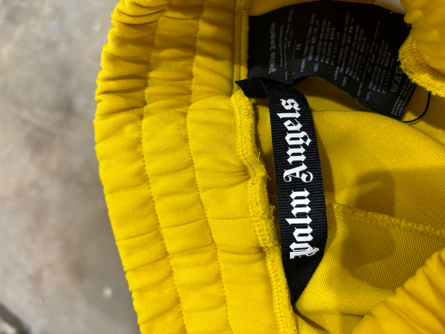 Palm Angels Track Pants Yellow Used XS
