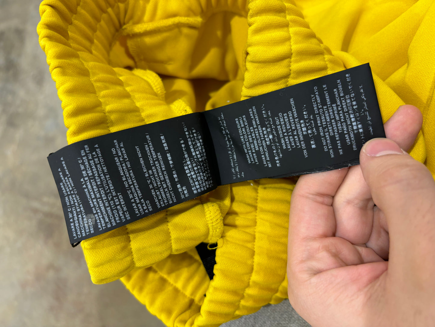 Palm Angels Track Pants Yellow Used XS
