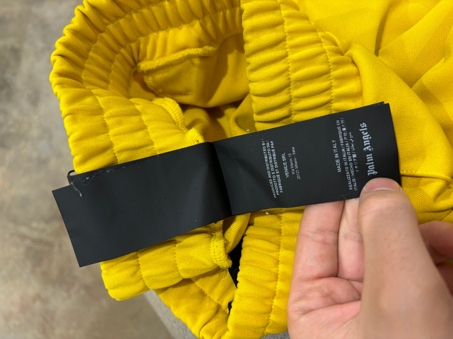 Palm Angels Track Pants Yellow Used XS