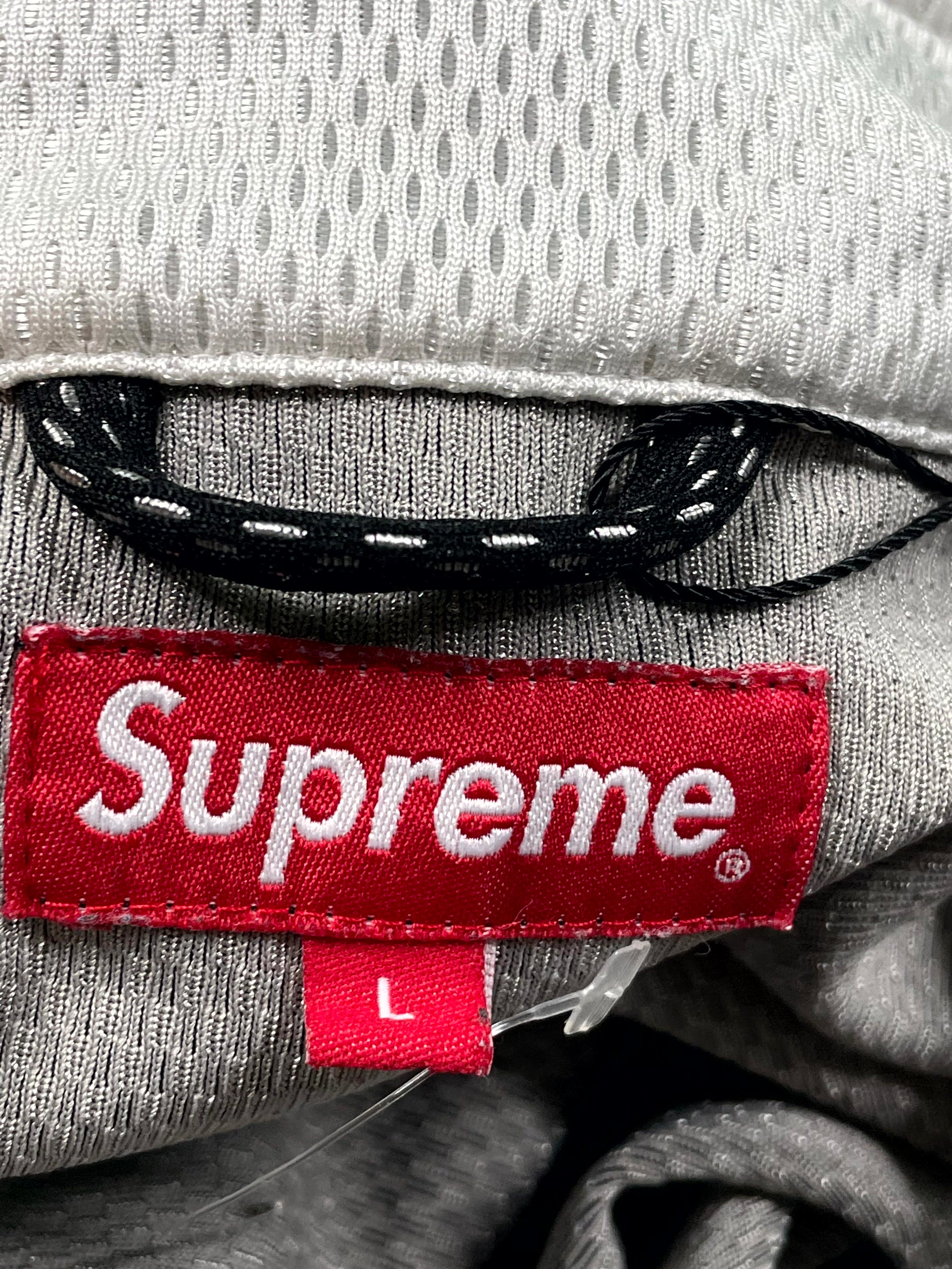 Supreme Black & White Zip Up Hoodie