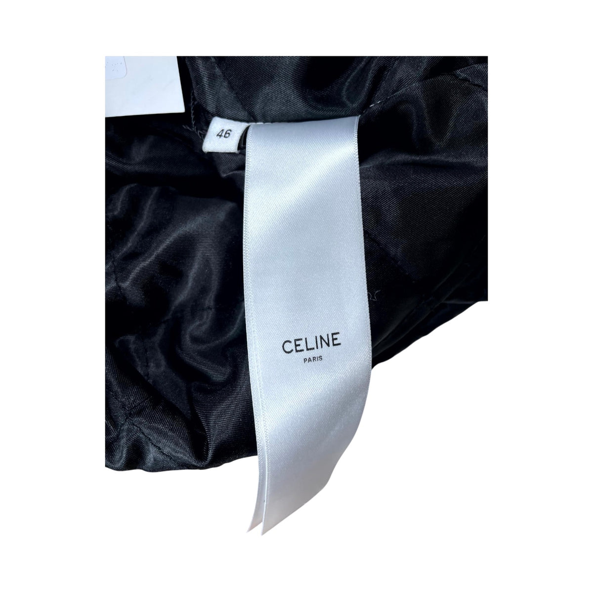 Celine Plaid Logo Hooded Shirt Brown Hoodie