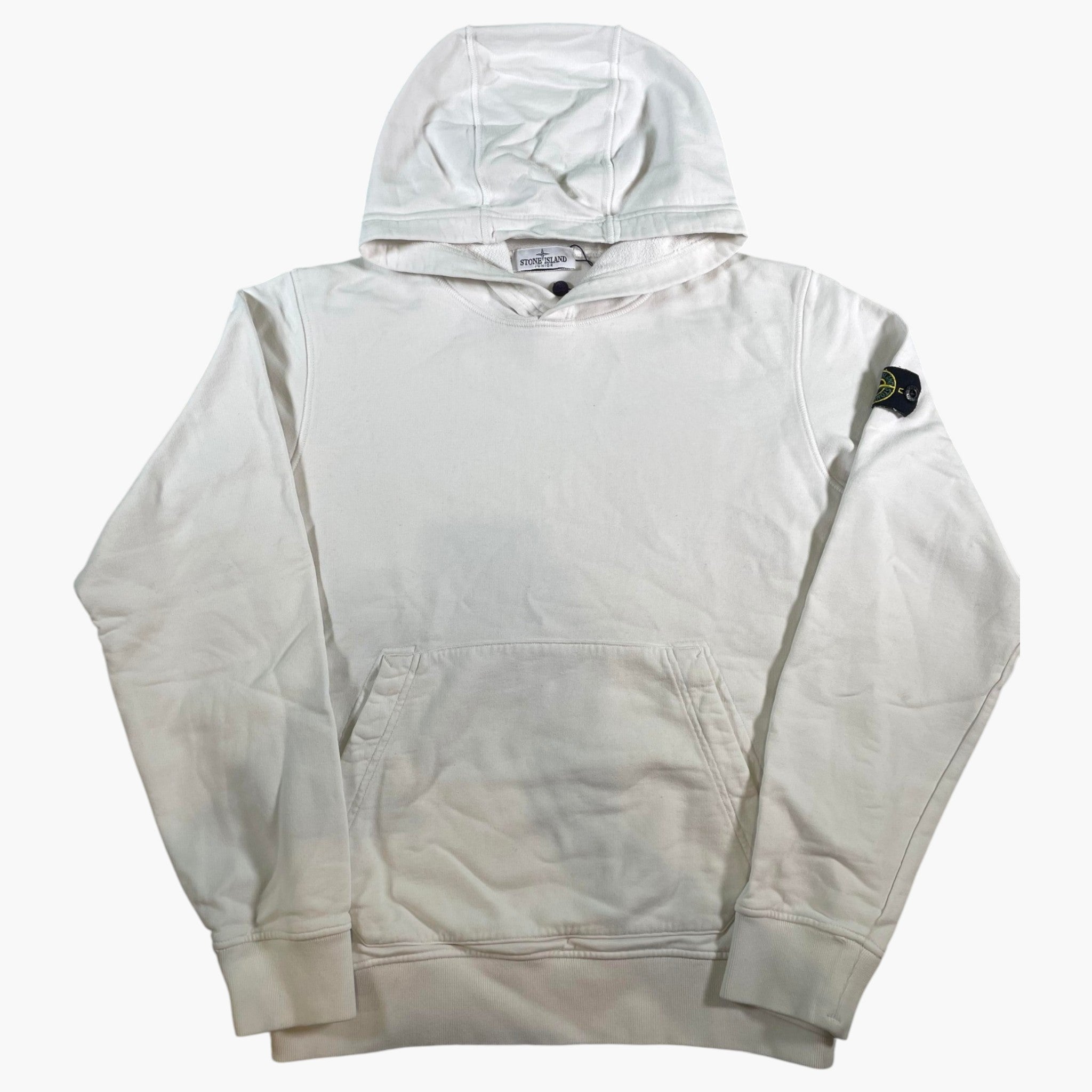 Stone Island (Kid's) White Hoodie