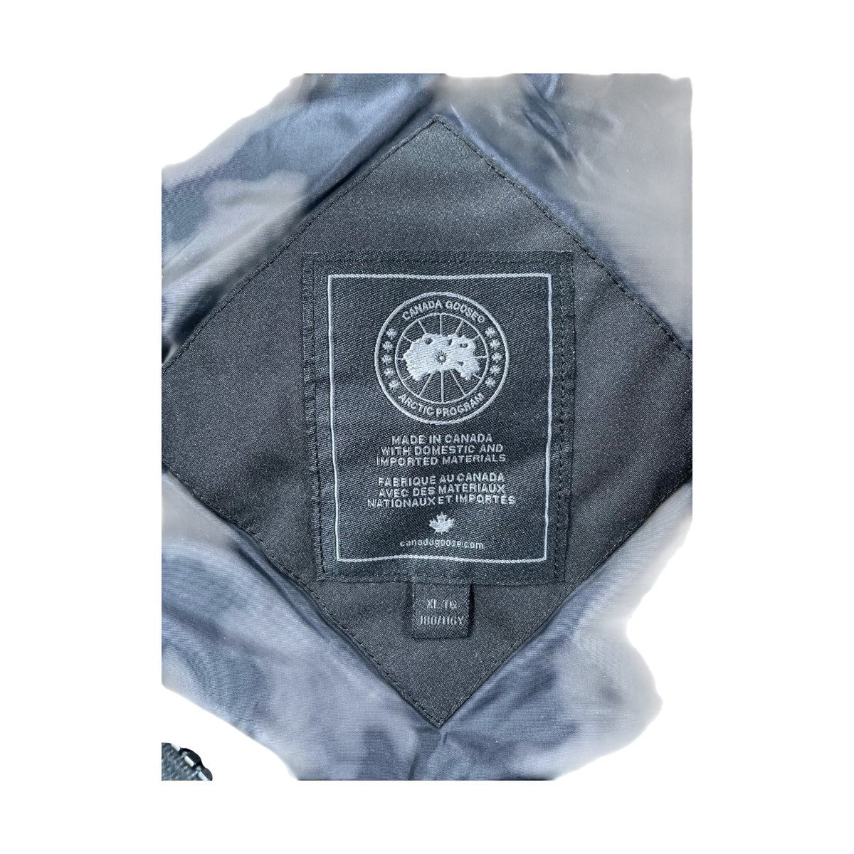 Canada Goose Label Black Puffer Vest