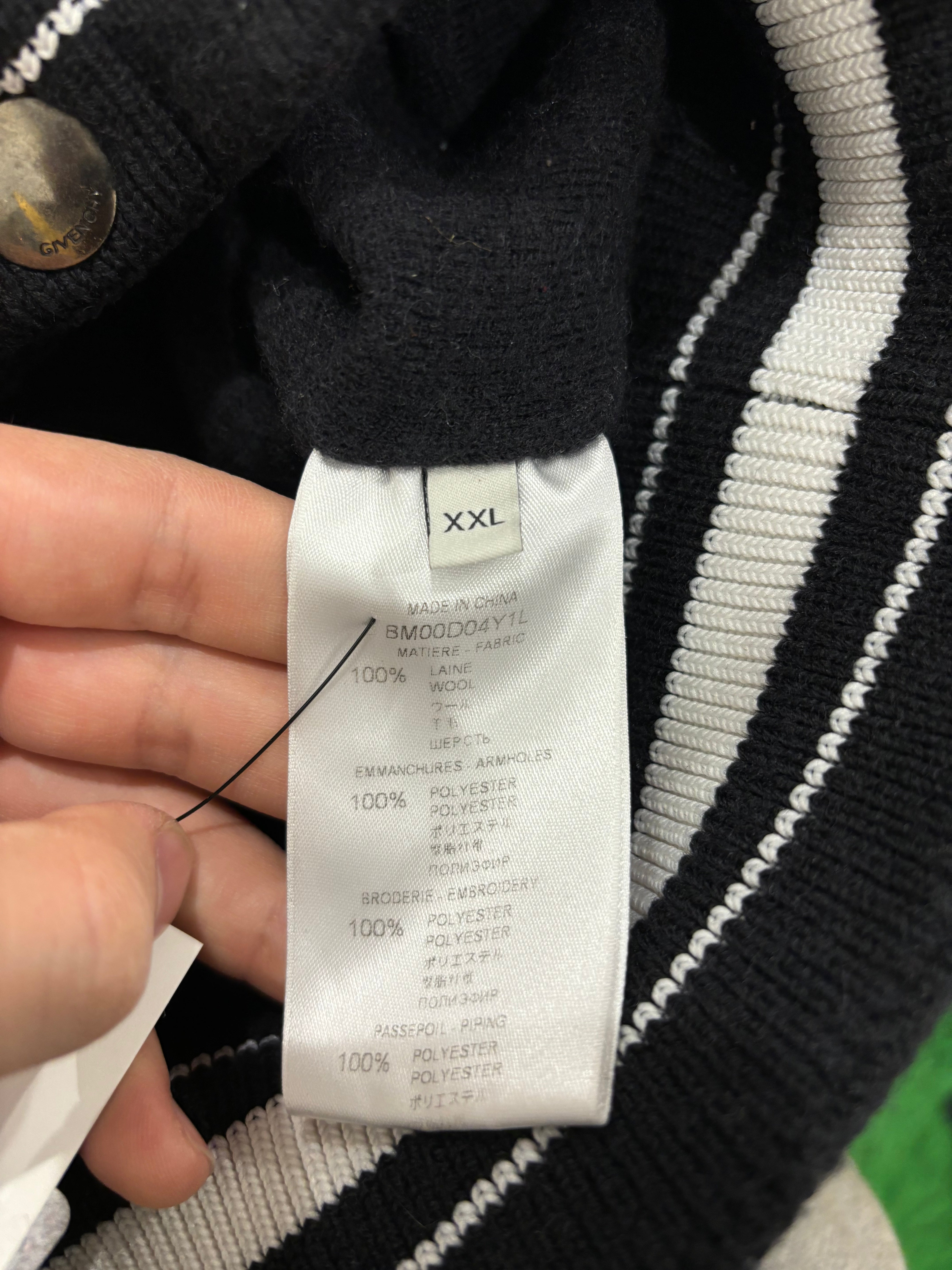 Givenchy Varsity Jacket Black Kid's Used XXL