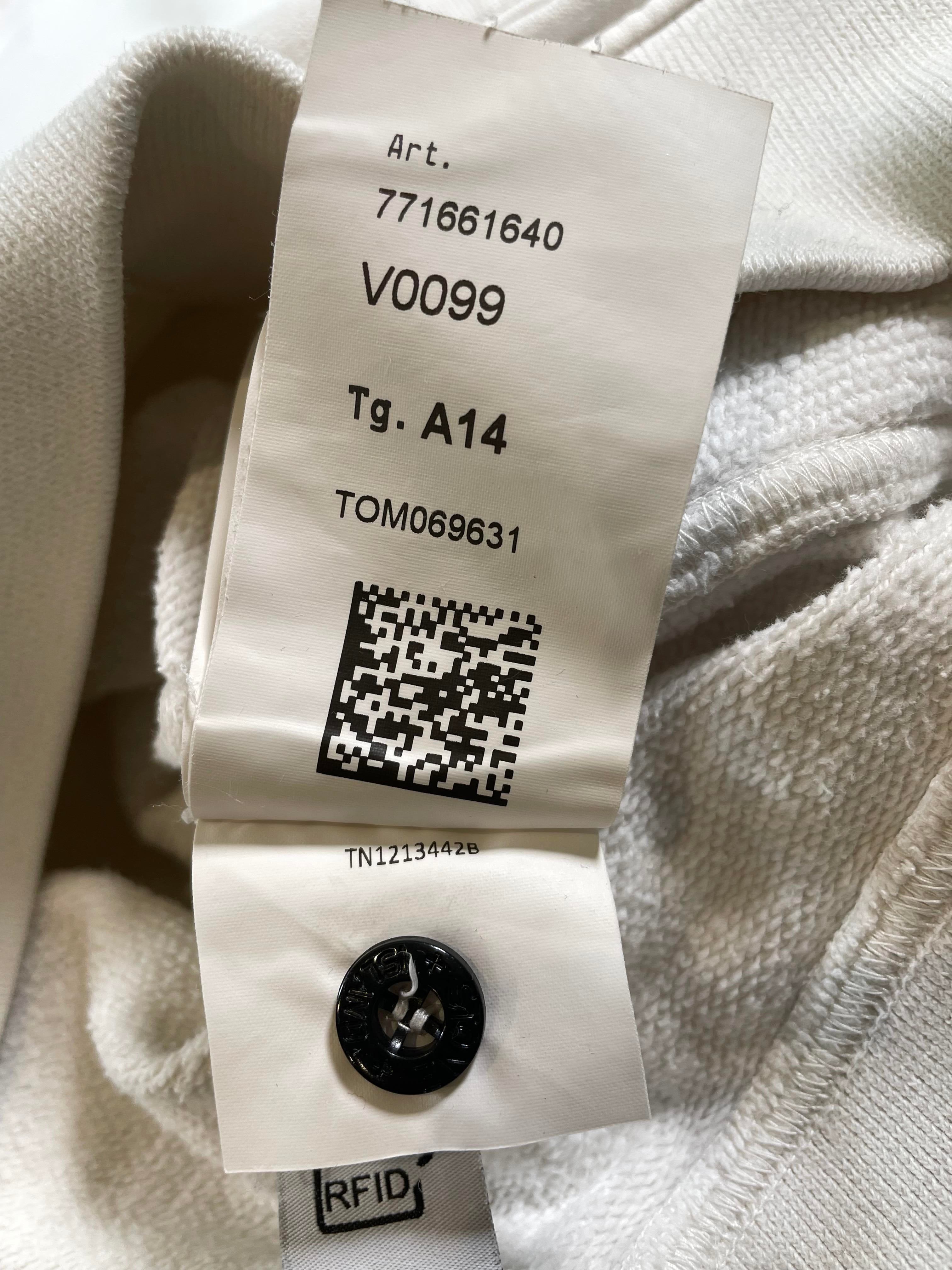 Stone Island (Kid's) White Hoodie