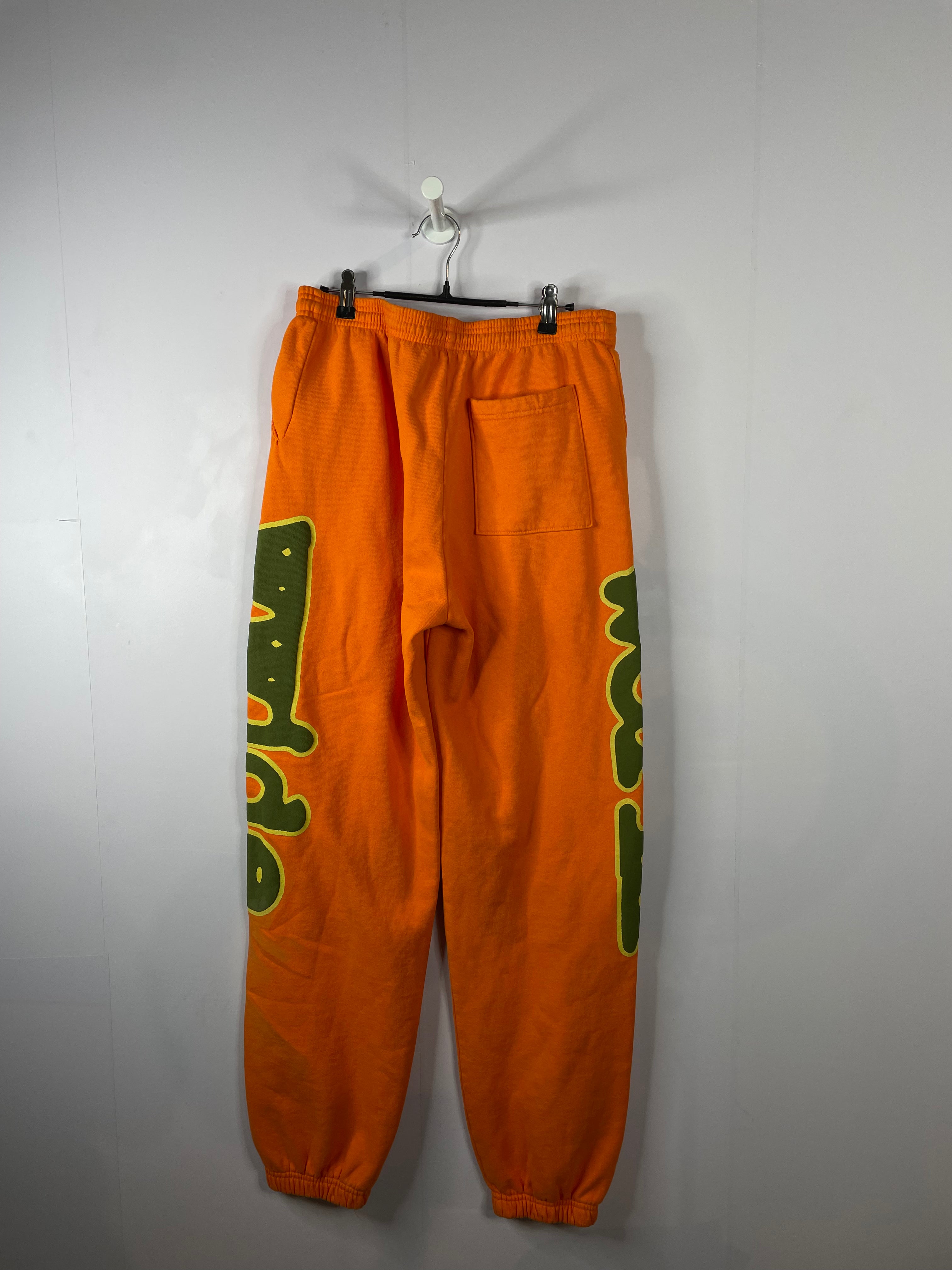 Sp5der Sweats Orange Beluga Used Medium
