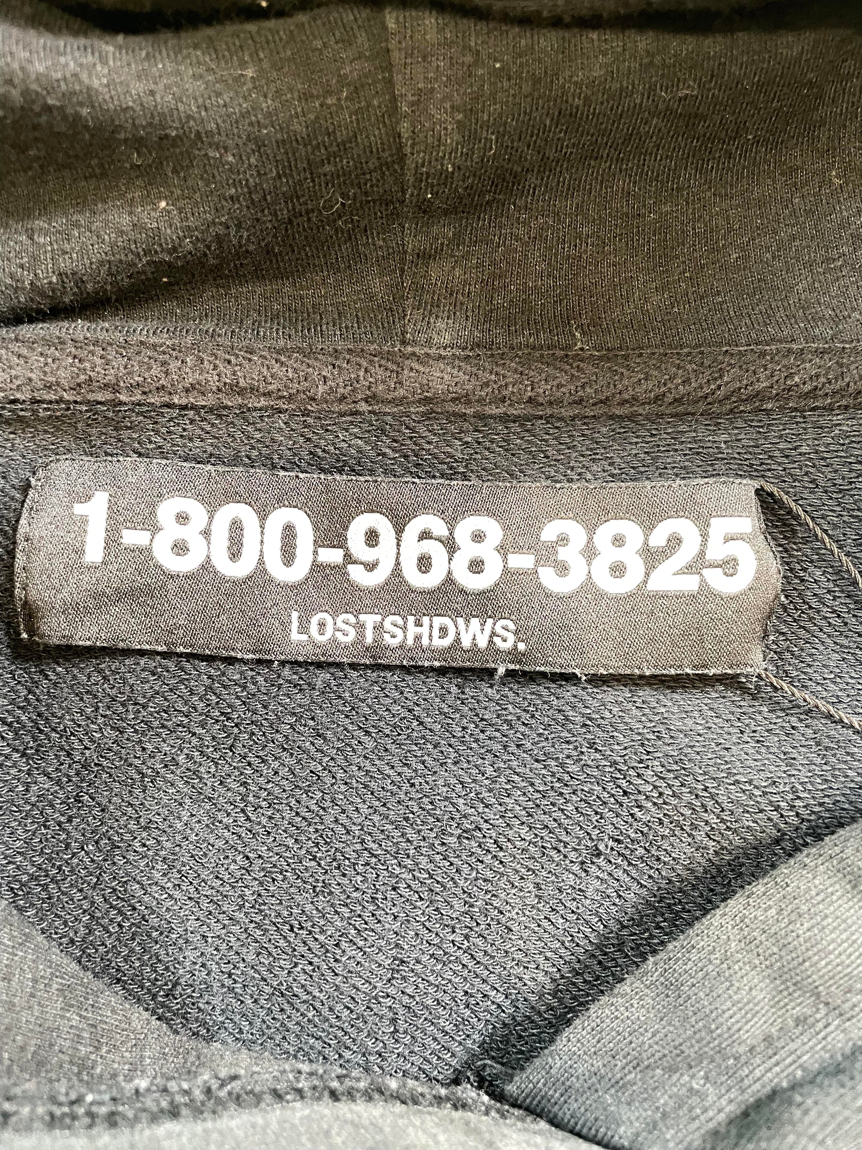 Lost SHDWS Single Layer Black Hoodie