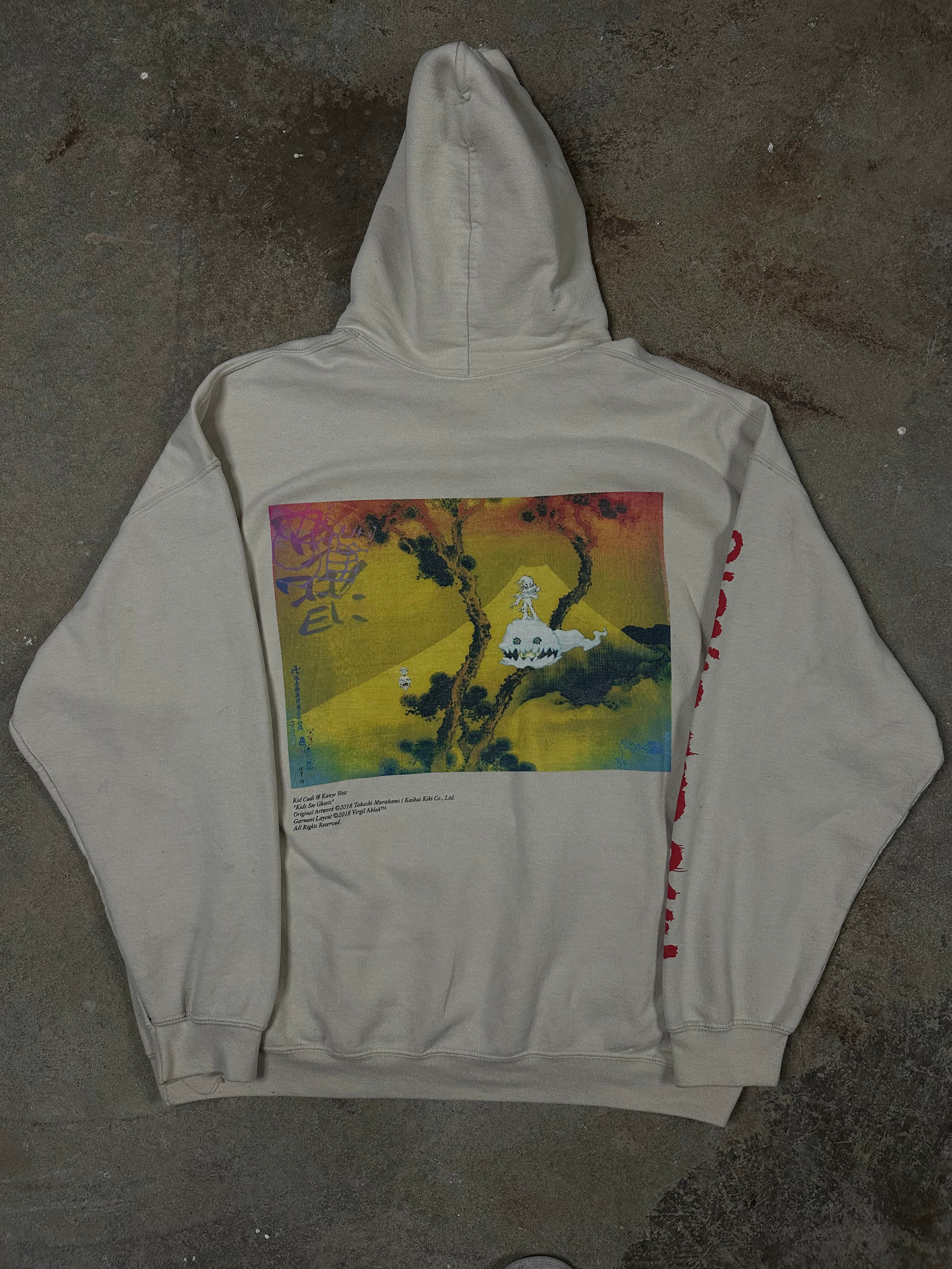 Kid Cudi Kids See Ghost Hoodie Beige