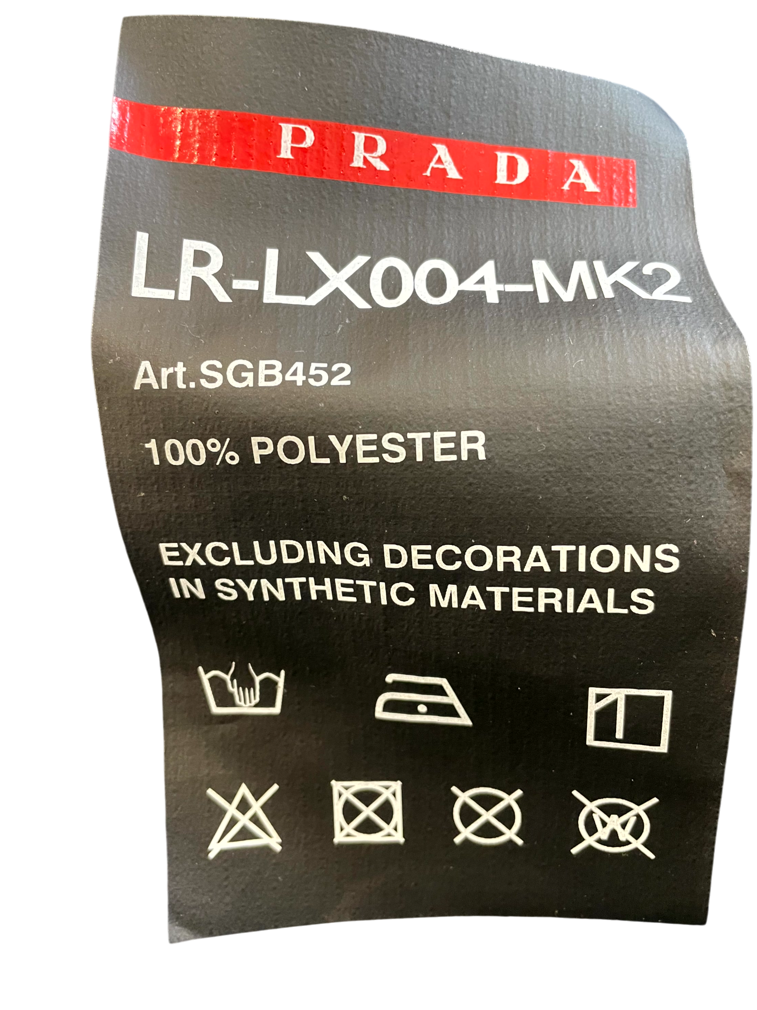 Prada Logo Windbreaker Black & Red Track Jacket