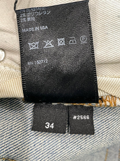 Amiri Black Star Light Wash Jeans