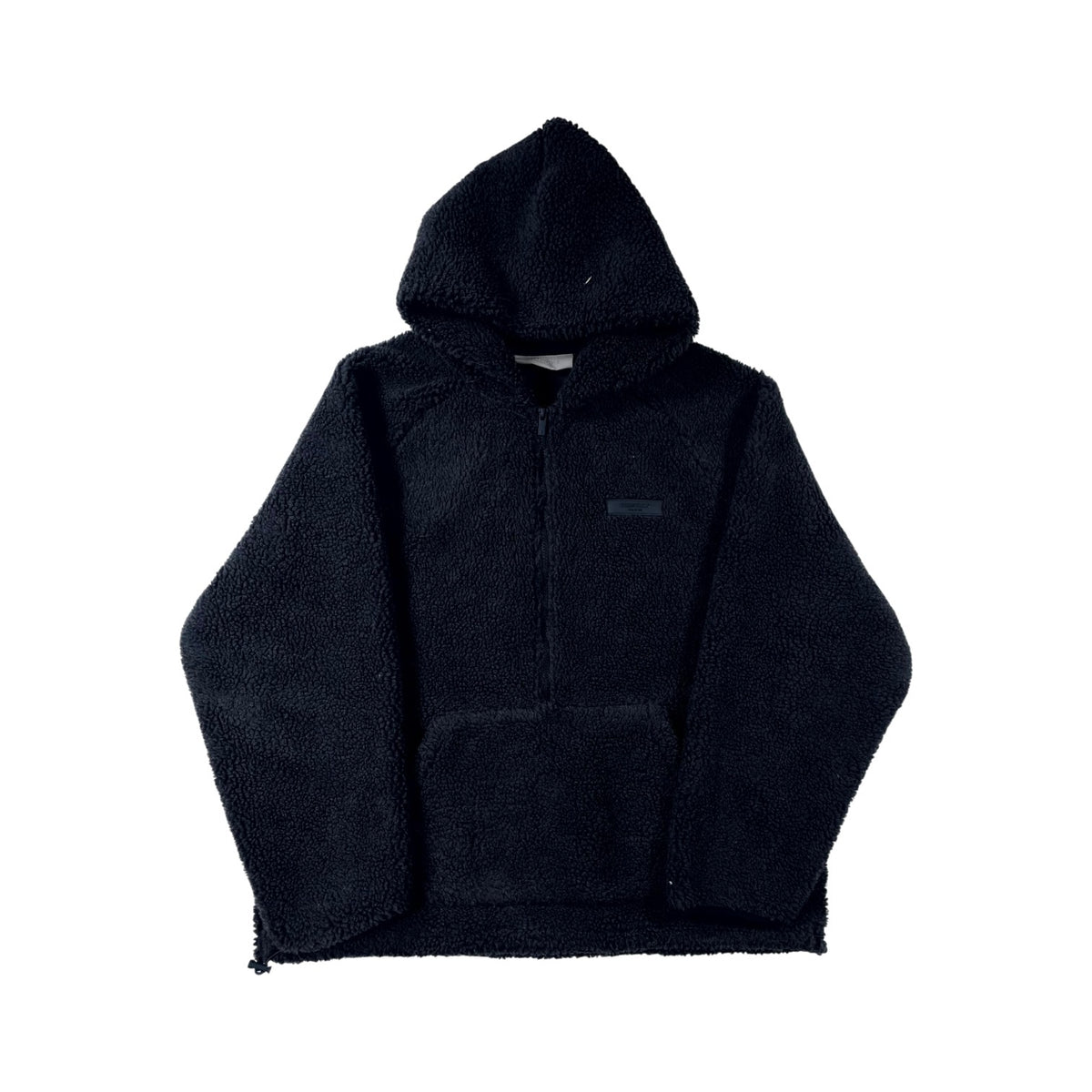 Essentials Fleece Black Hoodie