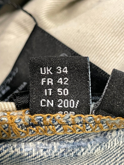 Amiri Black Star Light Wash Jeans