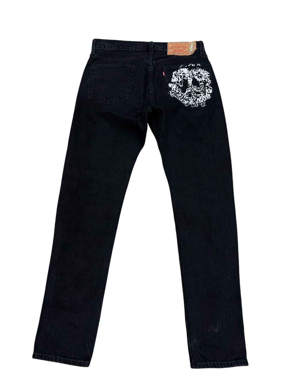 Denim Tears One Flower Black Jeans